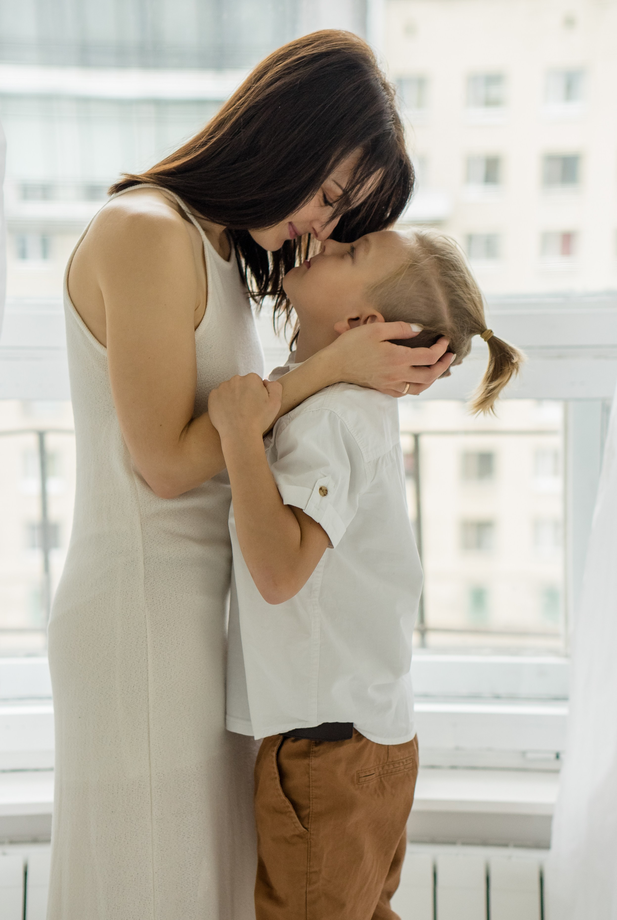 Семейная фотосессия семьи К. в фотостудии. Фотограф Ольга Игорева