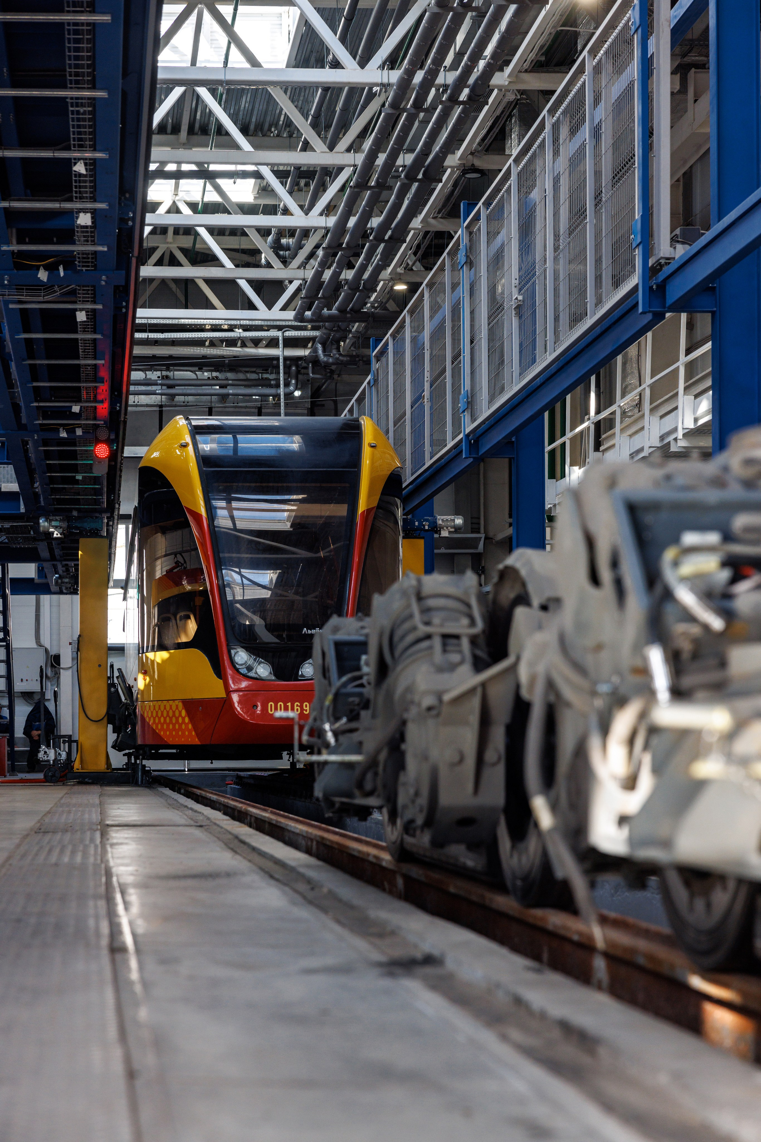 Трамвайное депо. Фотограф Виталий Хайлов, Екатеринбург