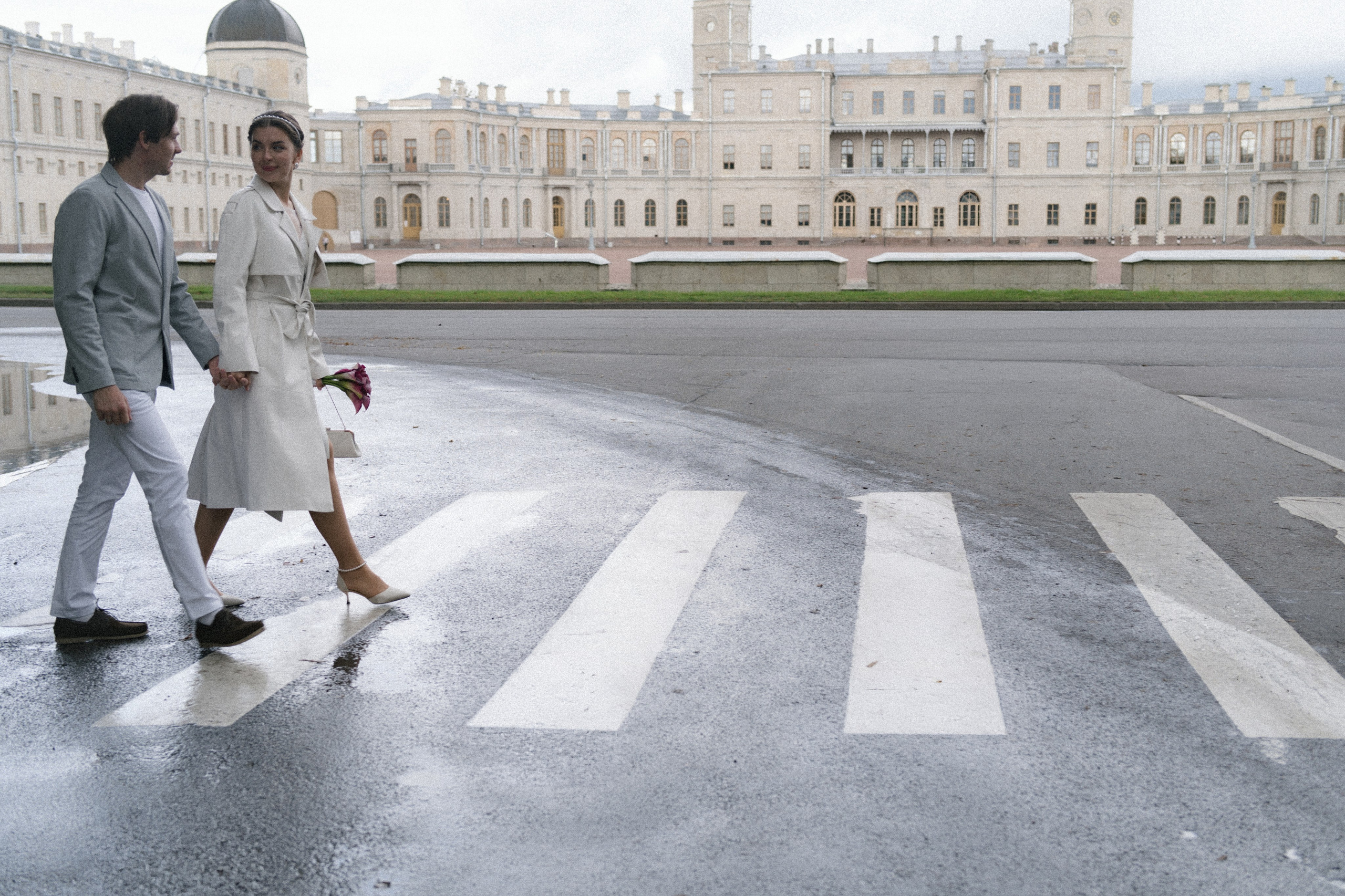 Свадебная прогулка в Гатчине. Семён и Анна. Семейный фотограф в Москве Алёна Чача