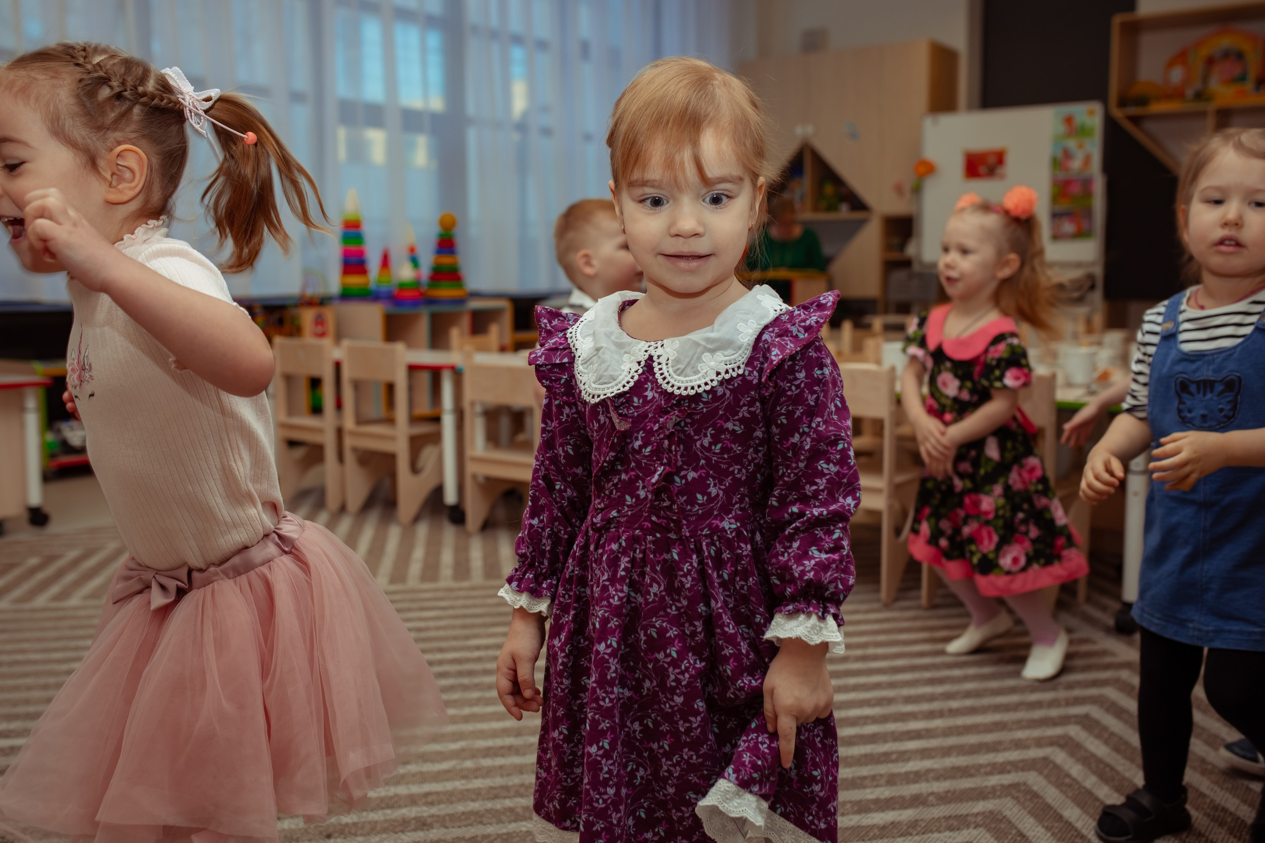 Праздник весны в детском саду. Семейный и детский фотограф в Москве Дорогова Екатерина