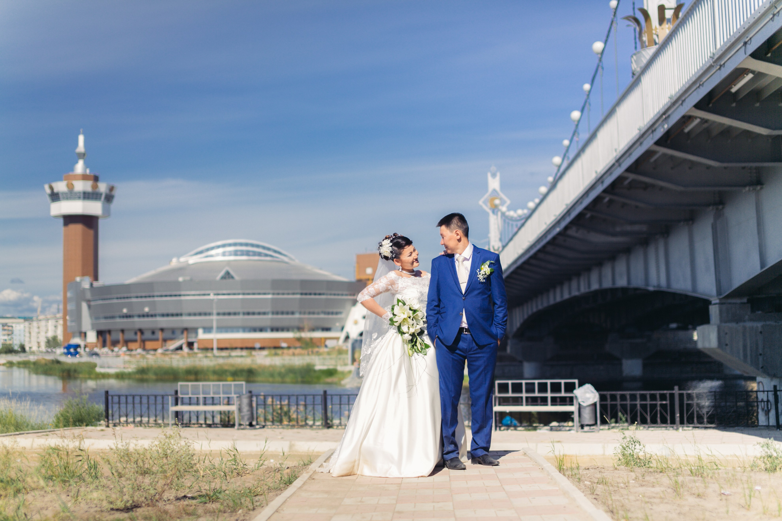 Летнее свадебное фото. Фотограф Надежда Куин, Якутск