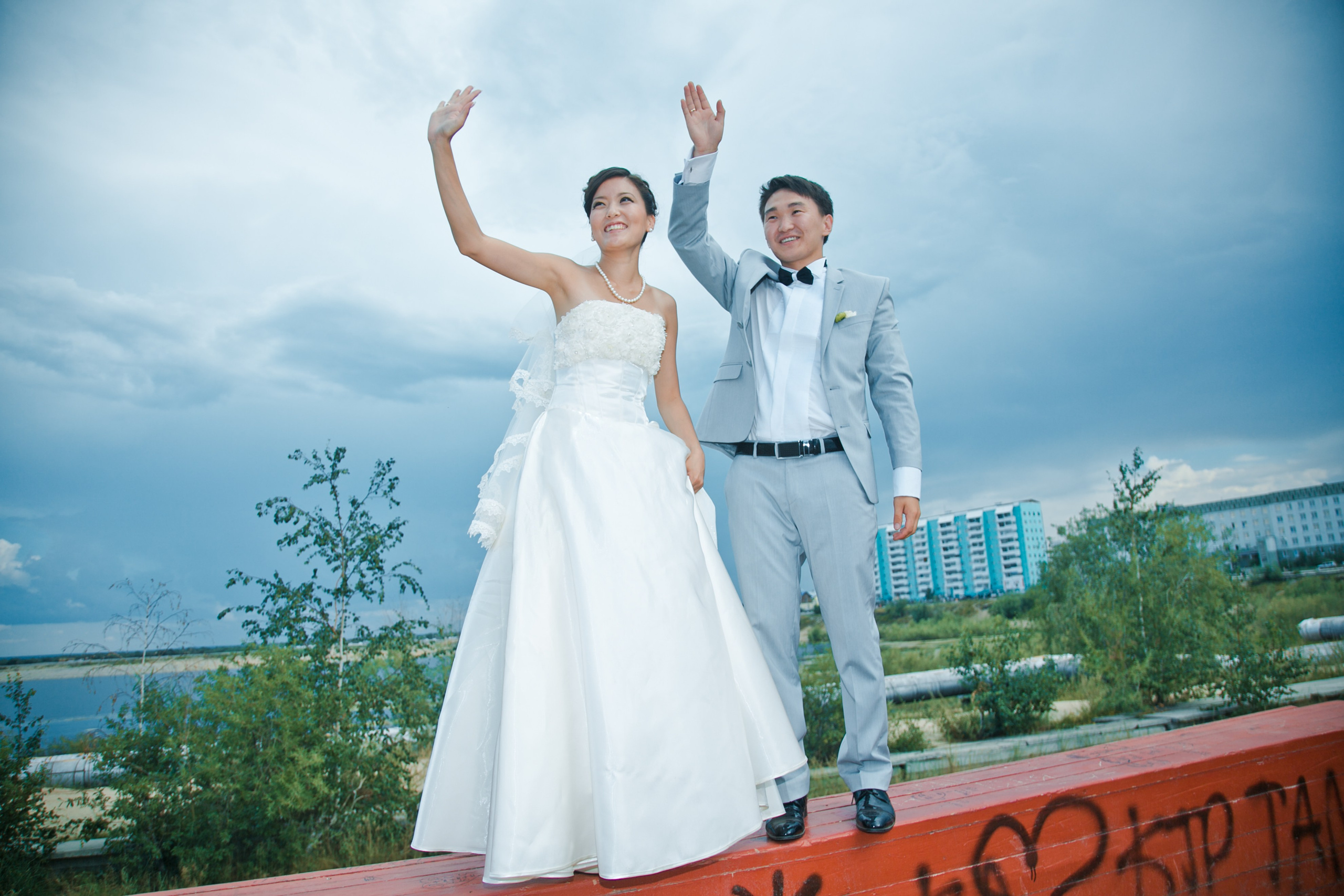 Летнее свадебное фото. Фотограф Надежда Куин, Якутск