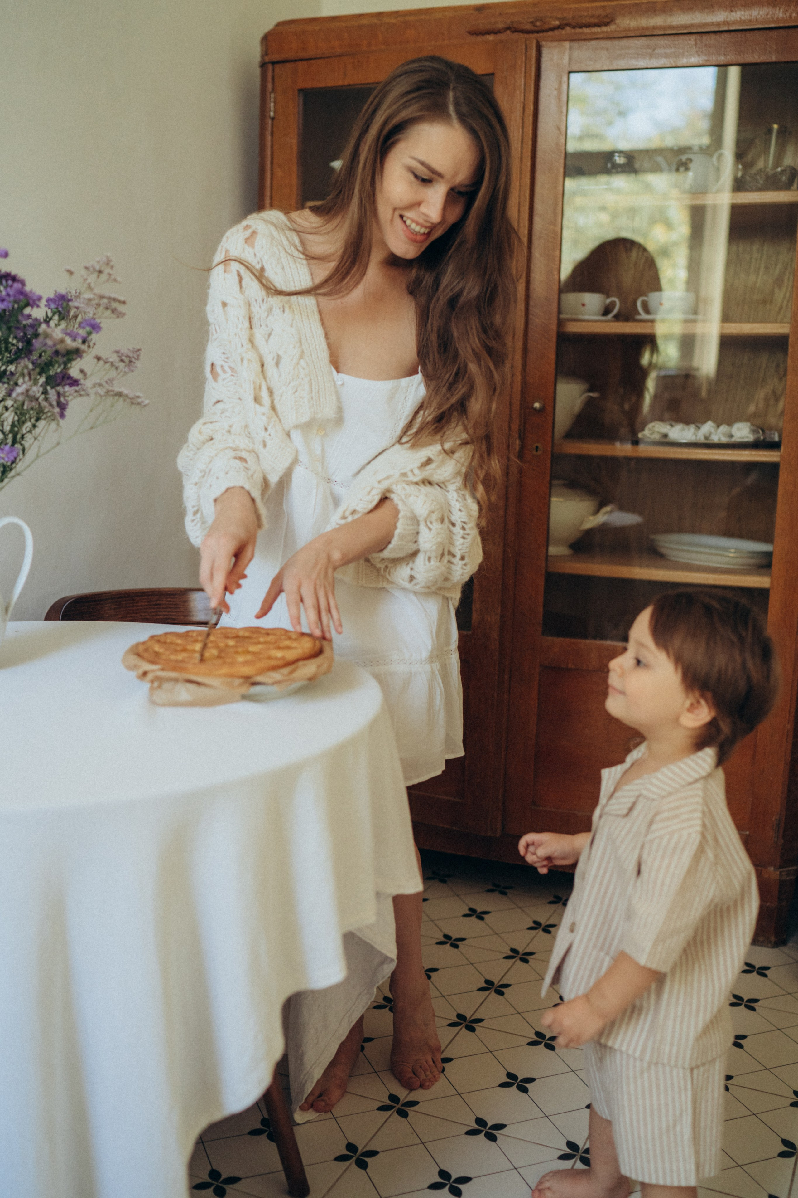 Теплым осенним днем дома. Семейный фотограф в Москве Елена Гильманова