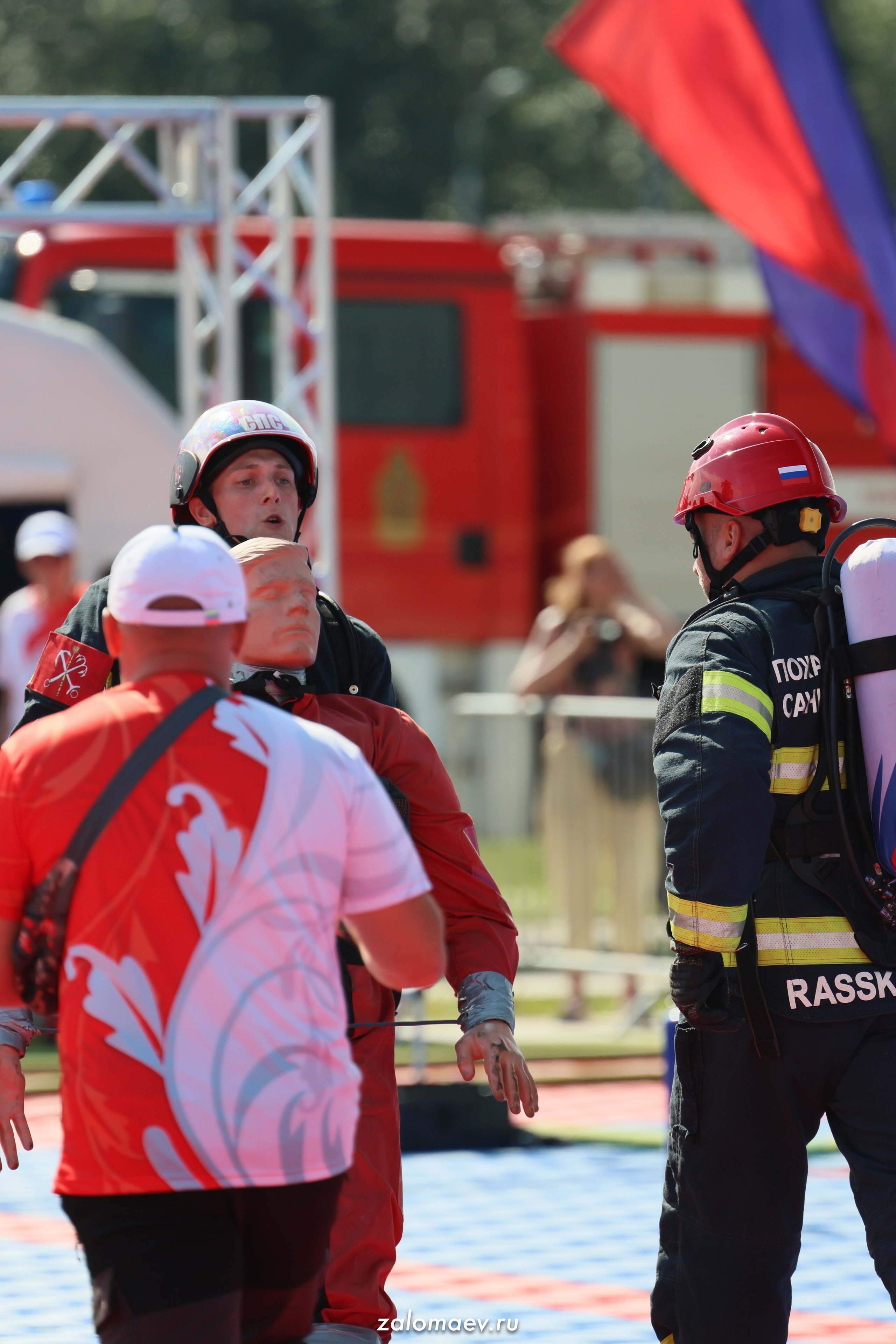 Сильнейший пожарный. Фотограф Александр Заломаев