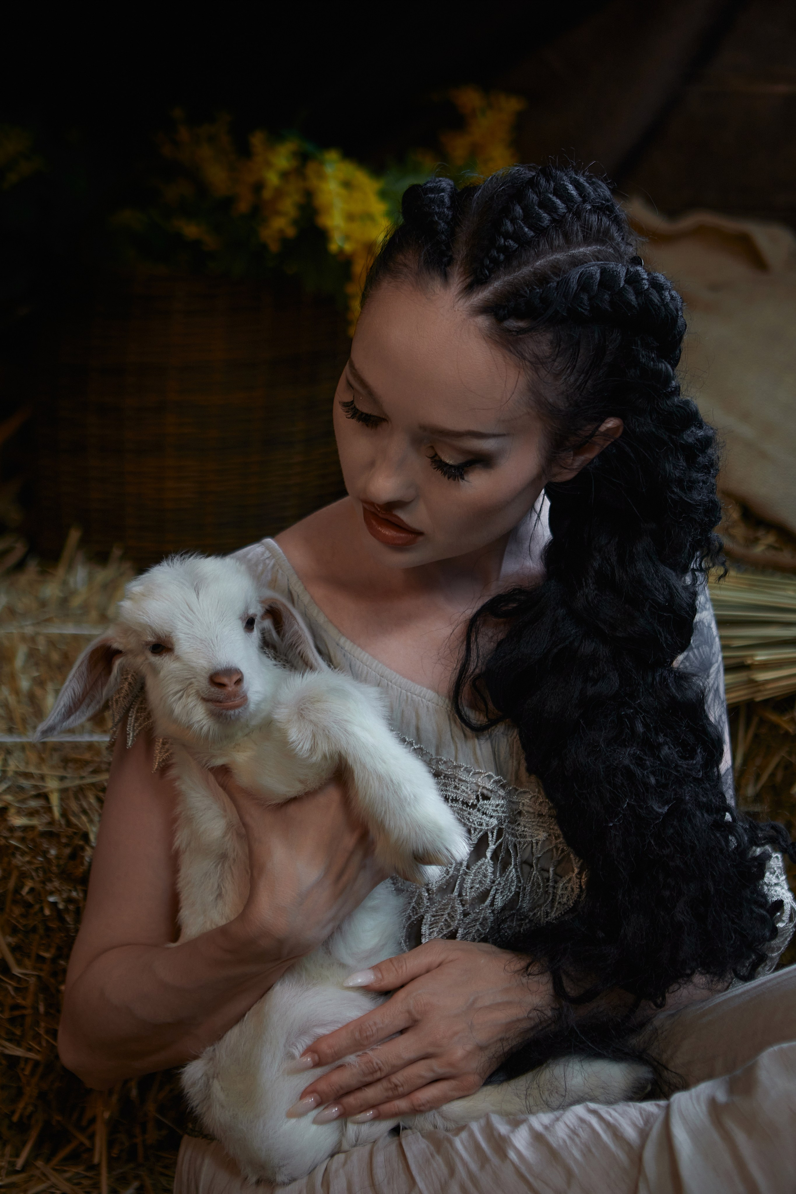 Фотосессия с маленькой козочкой. Семейный и свадебный фотограф в Краснодаре Михеева Светлана