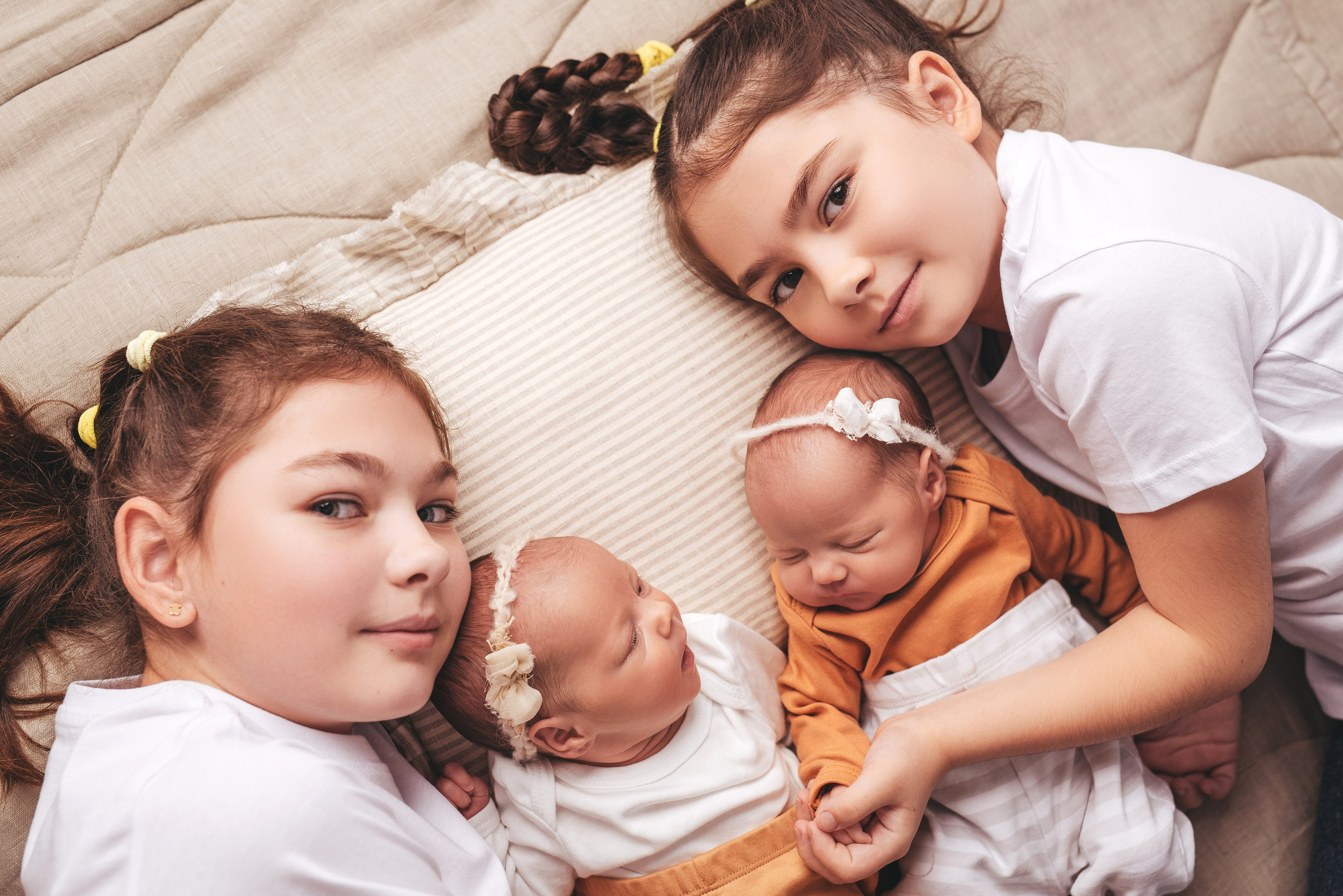 Елизавета и Ксения. Фотограф новорождённых и семейный фотограф в Иваново Любовь Капранова