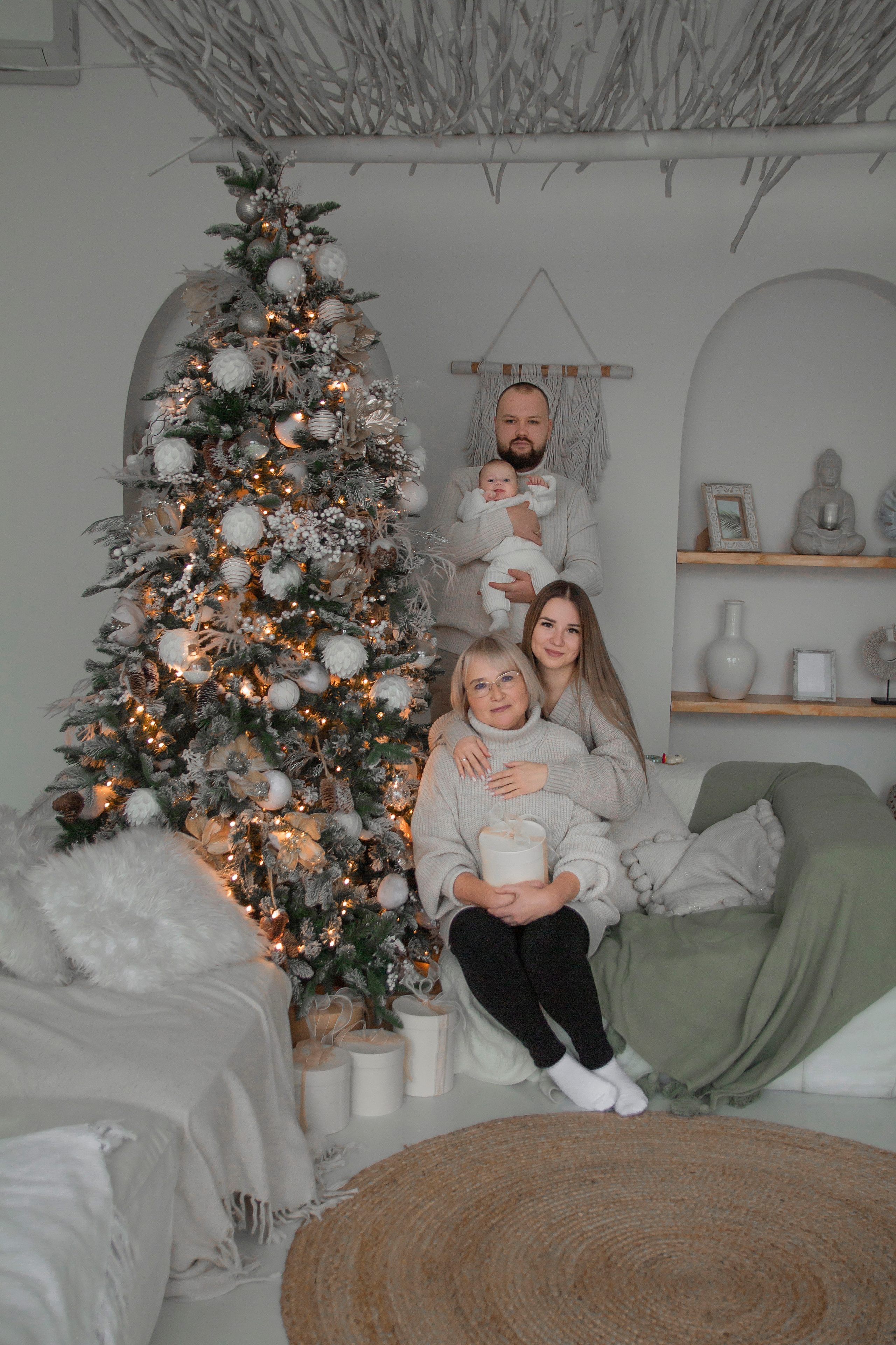 Новогодняя семейная съёмка «УБУД». Женский и семейный фотограф в Москве и Московской области Наталья Минт