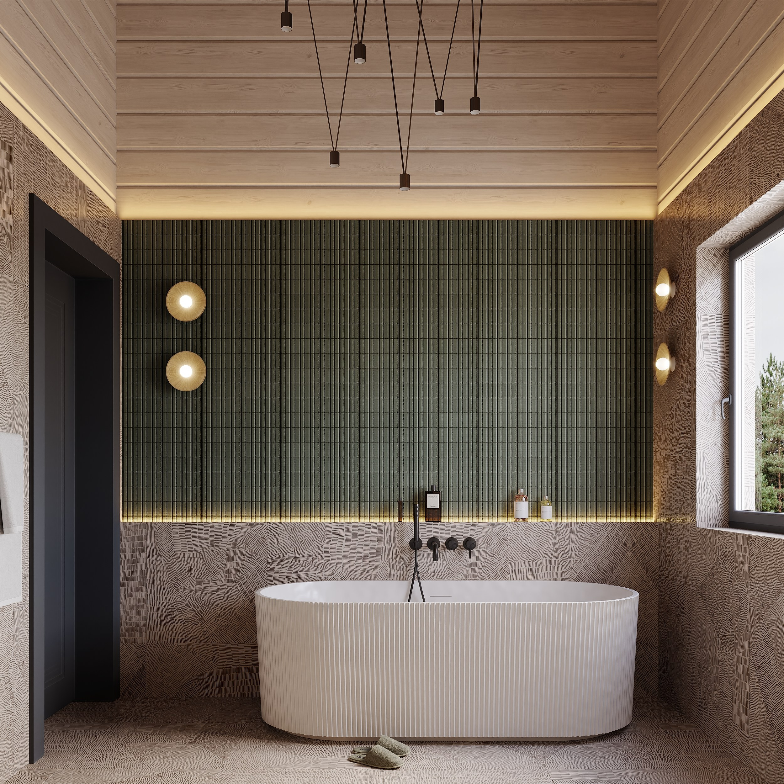 Коттедж в посёлке Истра Кантри Клаб. 3D визуализатор в Москве Сердюк Владислав