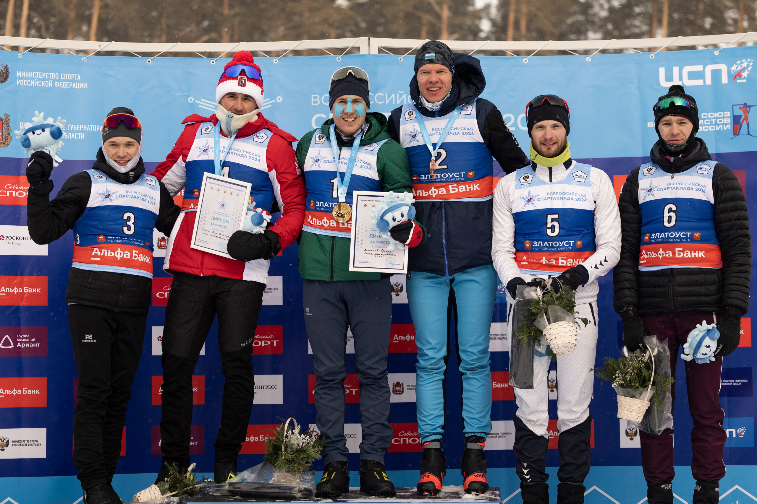 Всероссийская спартакиада по биатлону. Мужчины. Гонка преследования. Спортивный репортажный фотограф Казань Нафис Сиразетдинов
