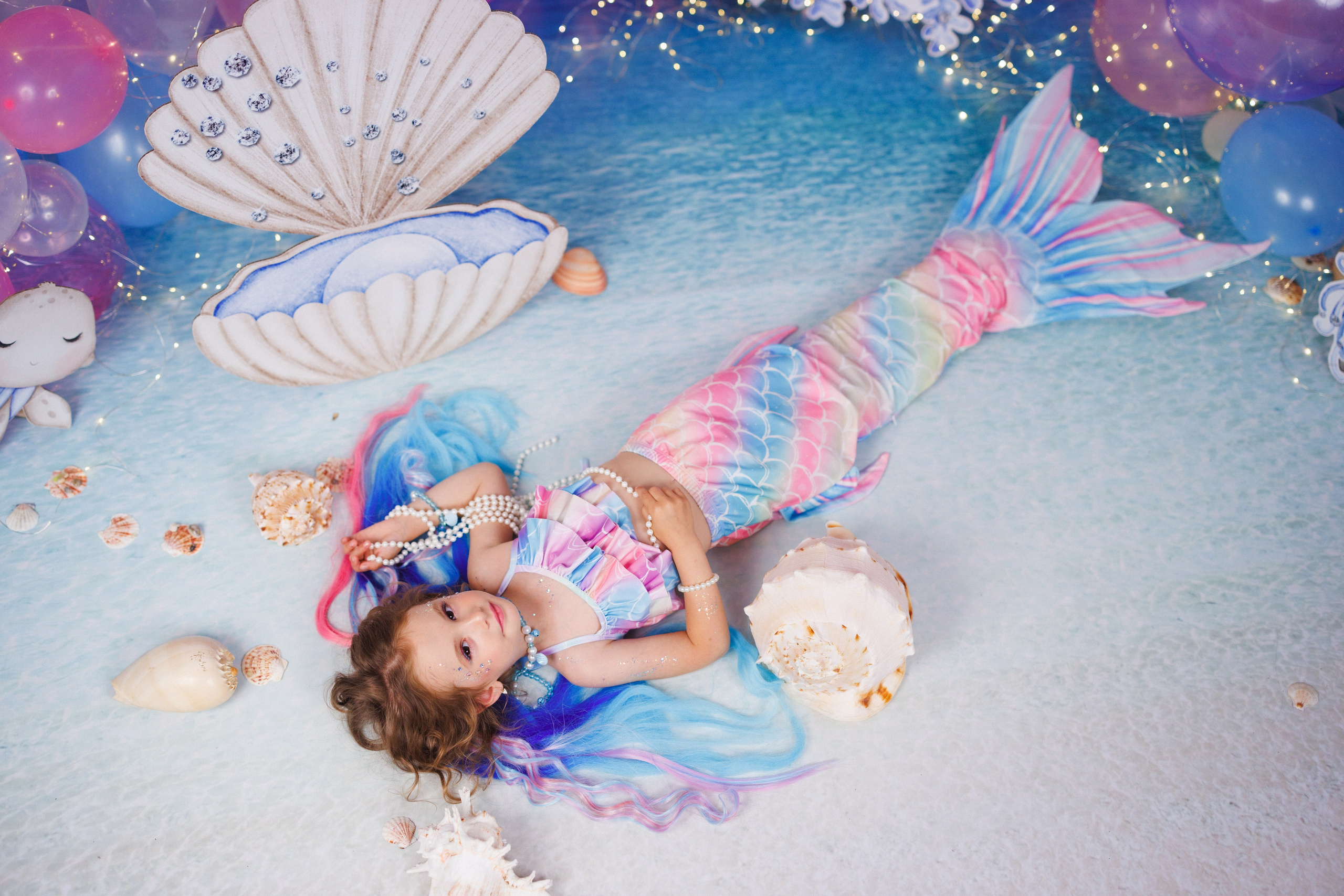 Детская фотосессия в образе «РУСАЛОЧКА», город Краснодар. Семейный и детский фотограф в Краснодаре Анна Трашкова