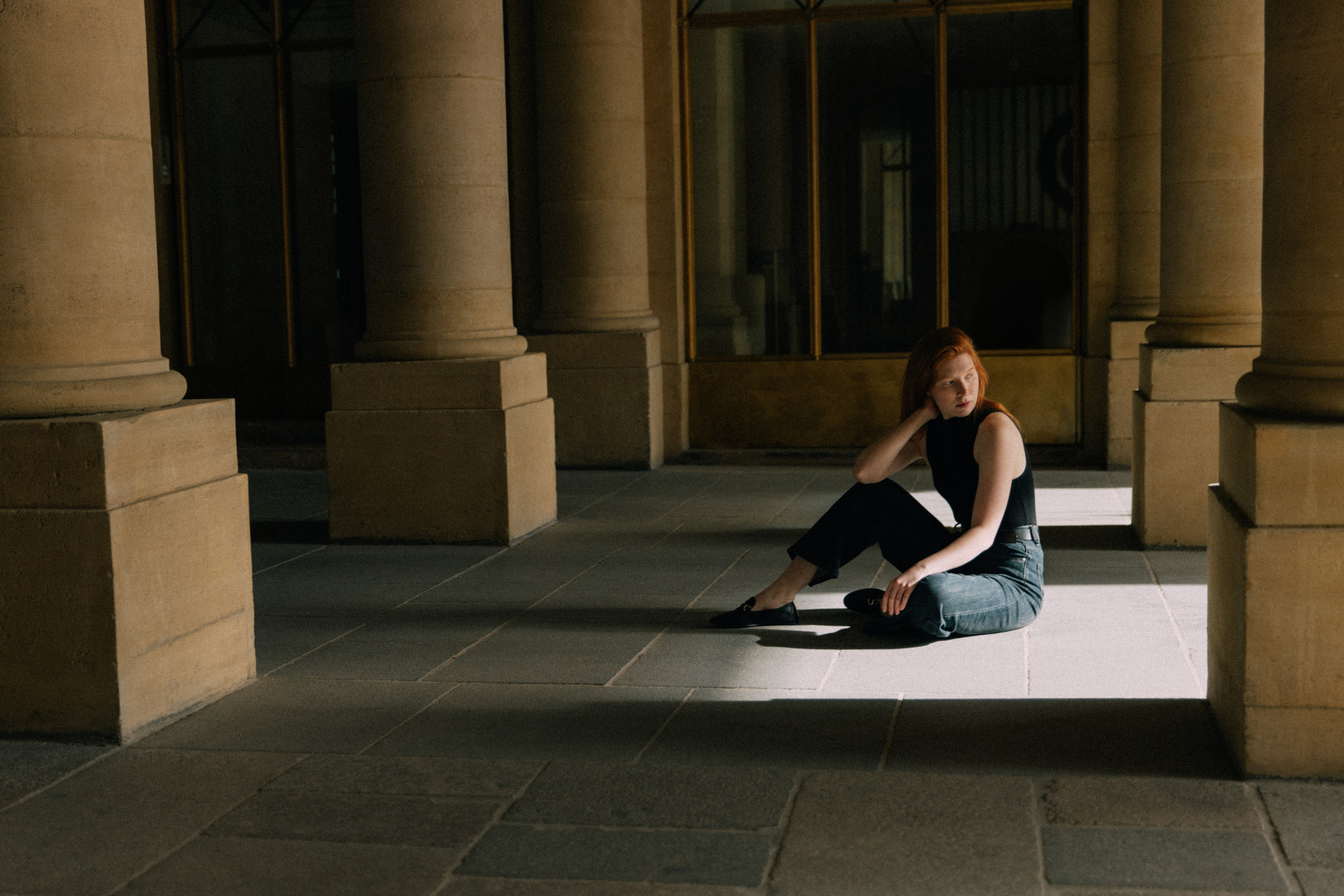 Autumn light. Photographer in Paris