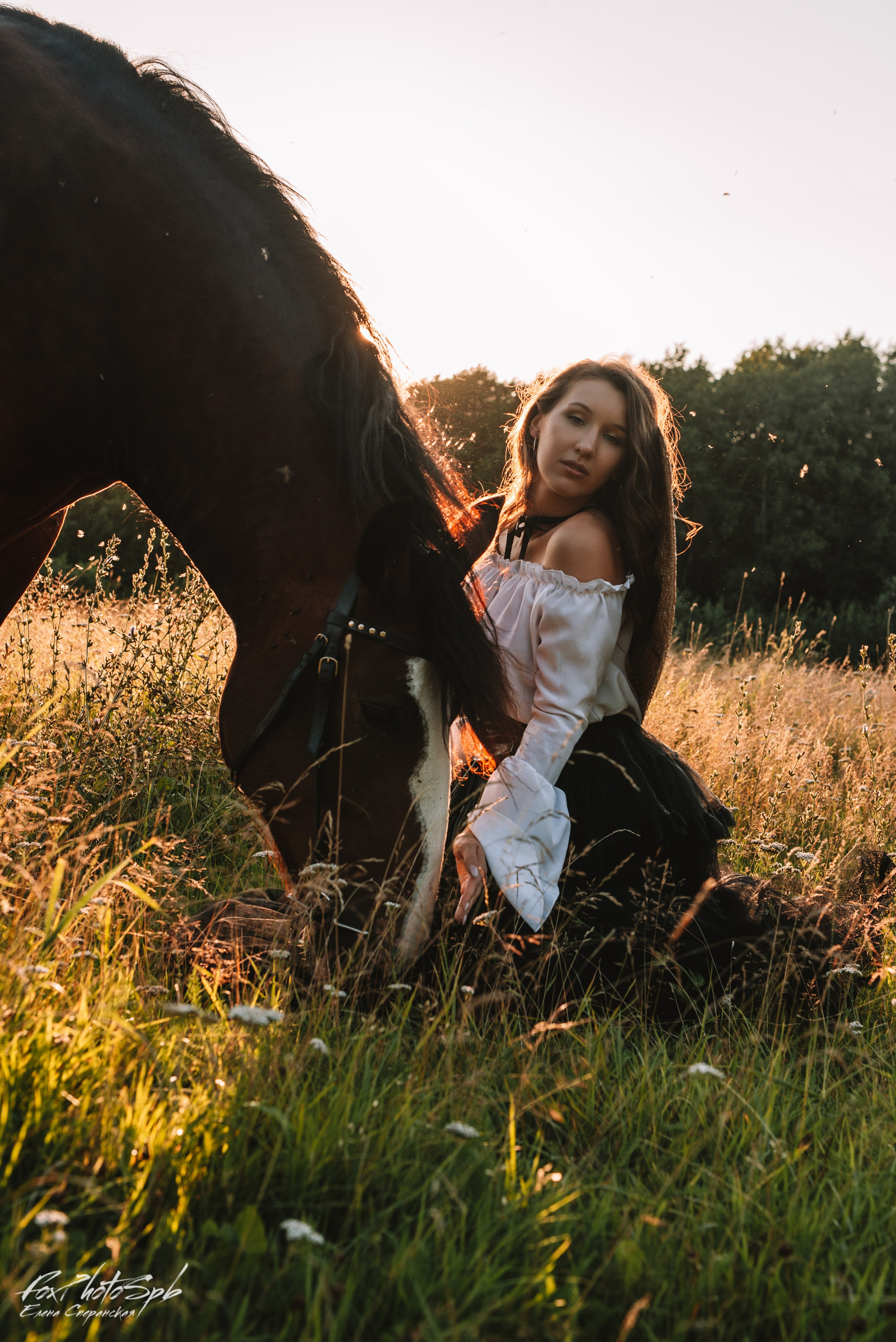 С лошадками. Фотограф в Санкт-Петербурге и Ленинградской области
