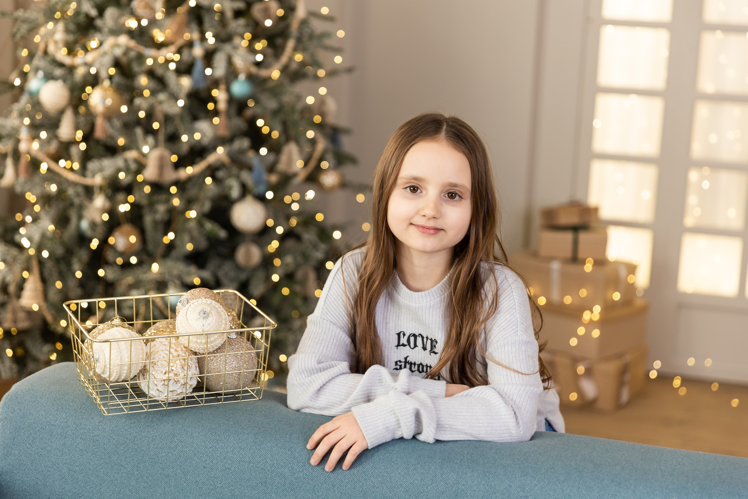 Новогодняя фотосессия в студии 4 класс. Семейный, детский, школьный фотограф в Благовещенске Яна Белоусова