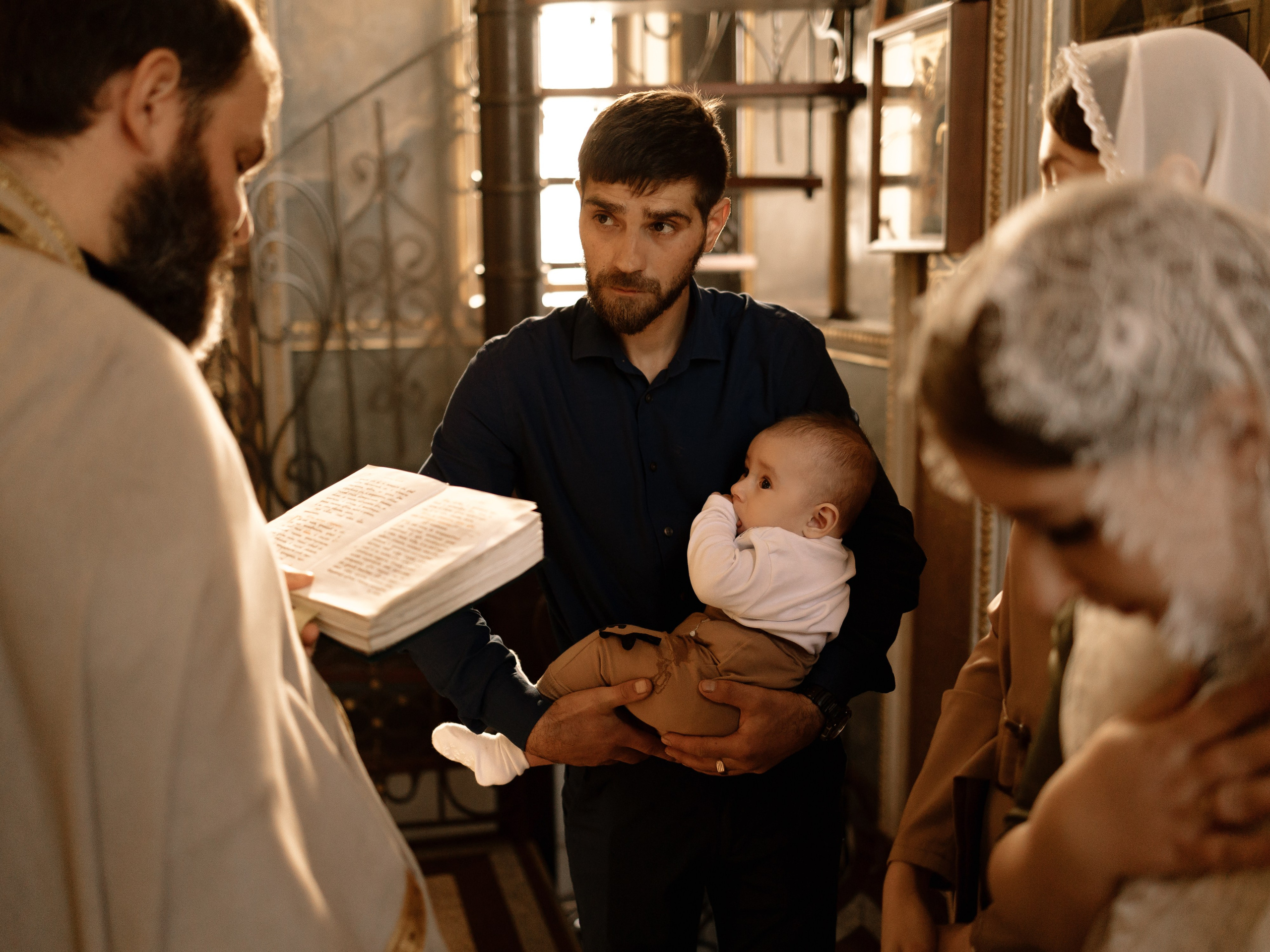 Крещение Тимура. Семейный фотограф в Краснодаре Храмова Анна