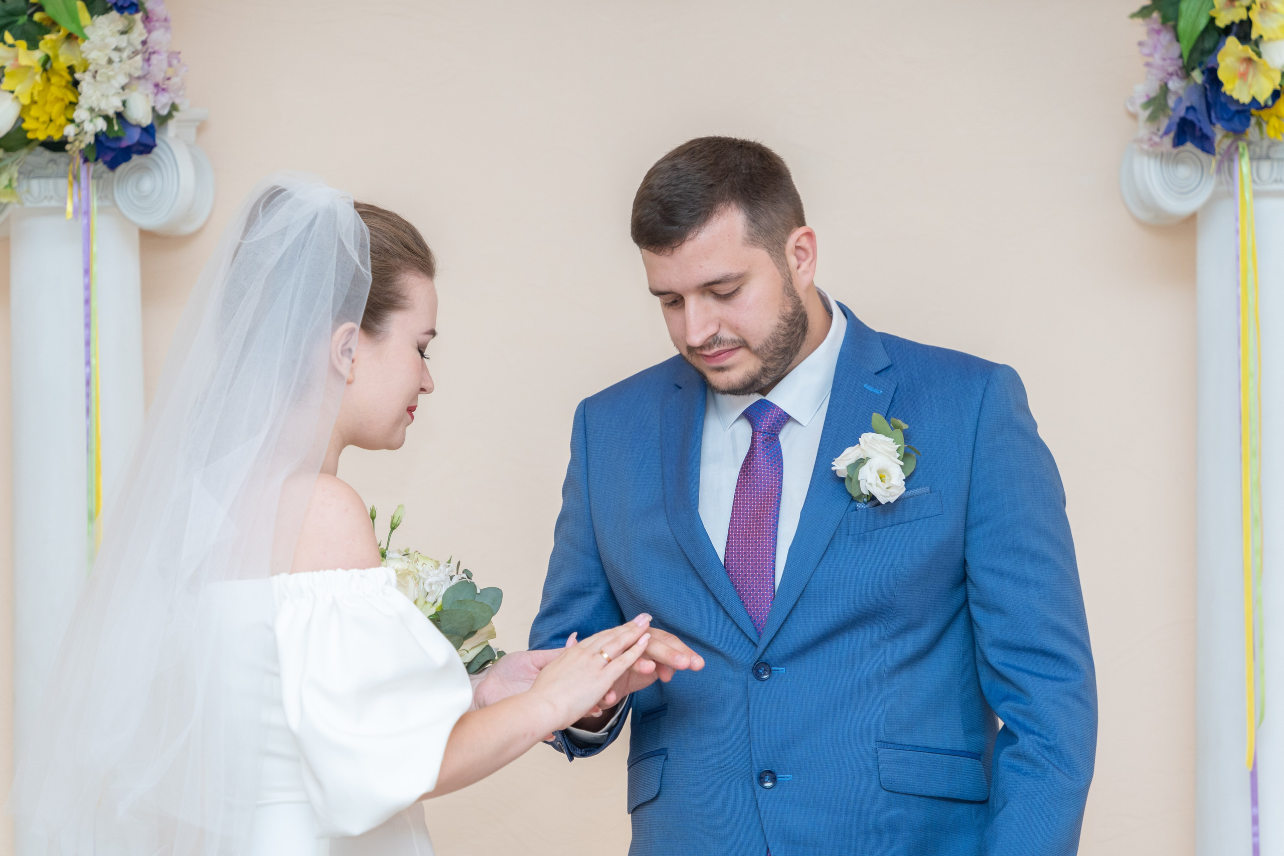 Таня и Андрей. ЗАГС. Репортажный и интерьерный фотограф Александра Солдатова