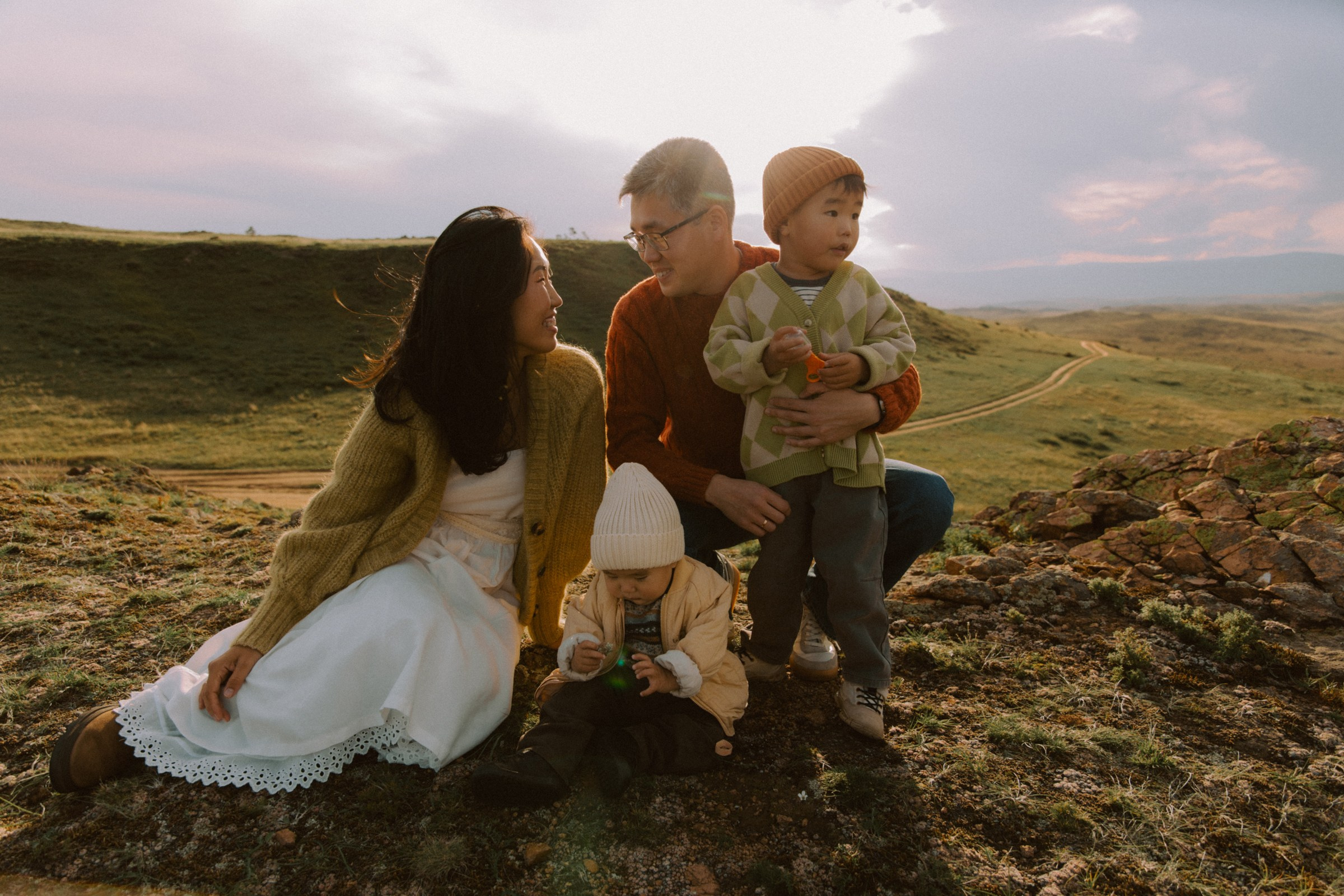 Семья Вадима и Долгормы. Фотограф Улан-Удэ
