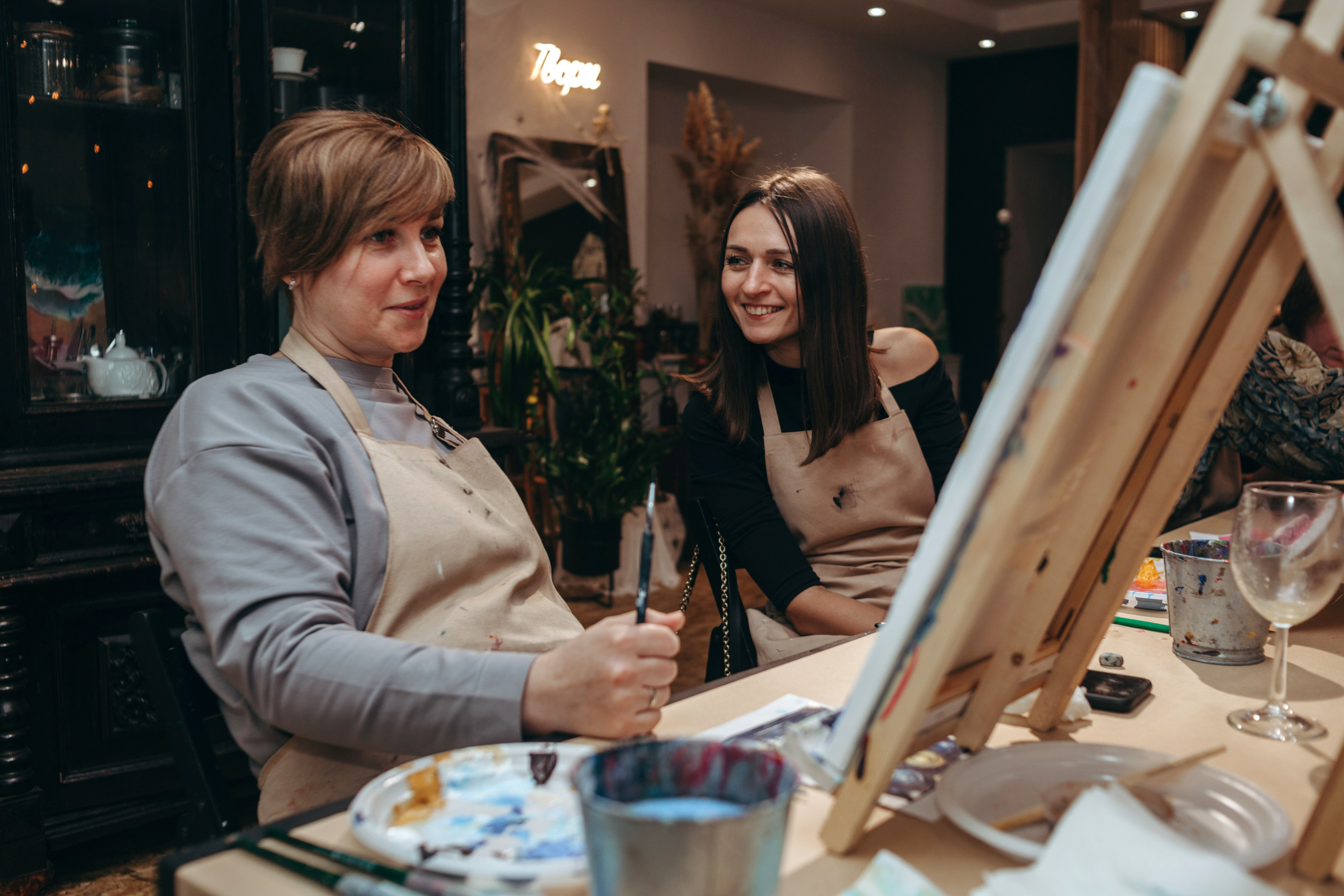 Мастер-класс по живописи. Семейный фотограф во Всеволожске и Санкт-Петербурге Юлия Капустина