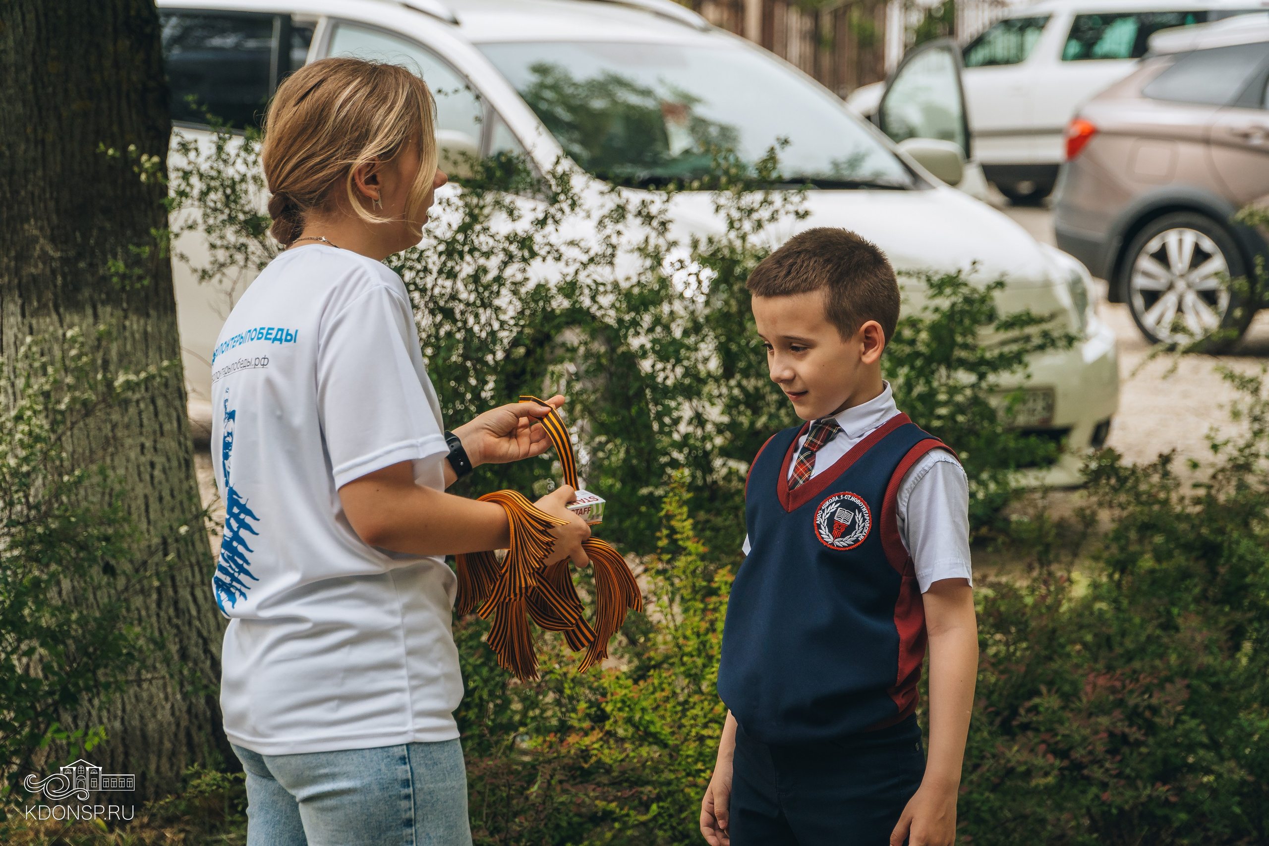 «Георгиевская ленточка — символ Победы». Новотитаровский Дом культуры