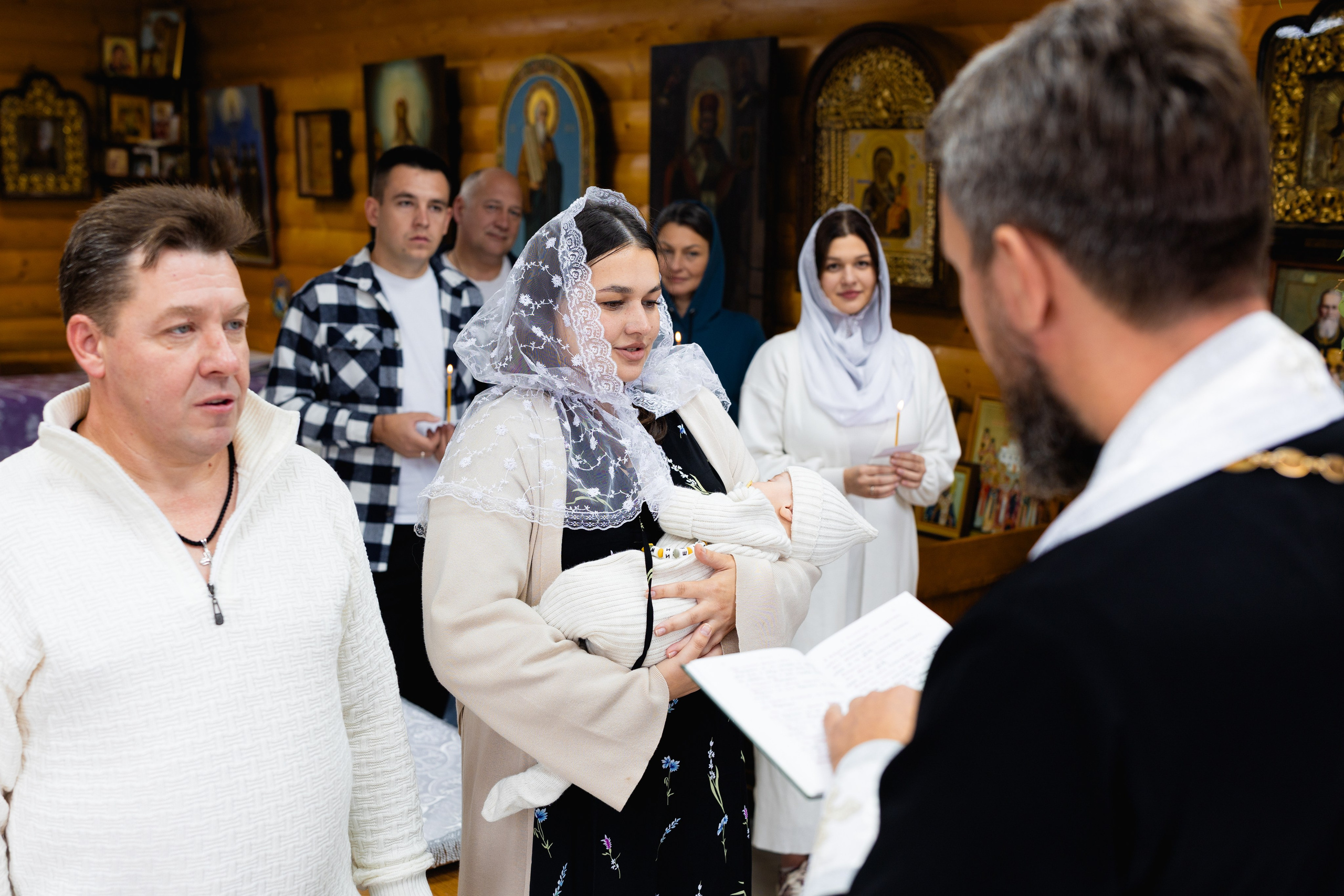 Крещение Михаила. Уникальный фотограф на крещение и венчание. Москва