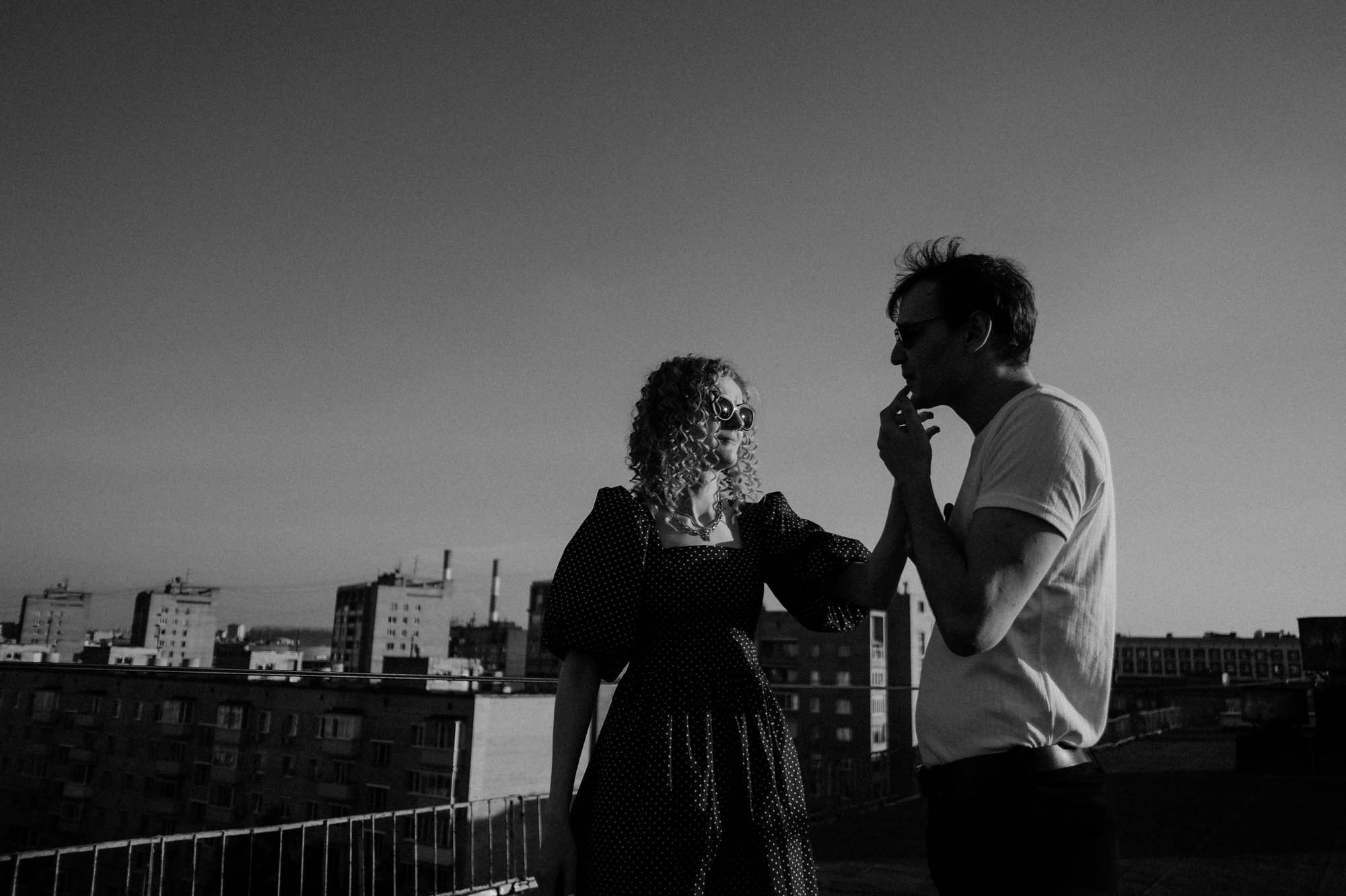 «полезли на крышу?» — «давай!». Свадебный фотограф Александра Тюлякова