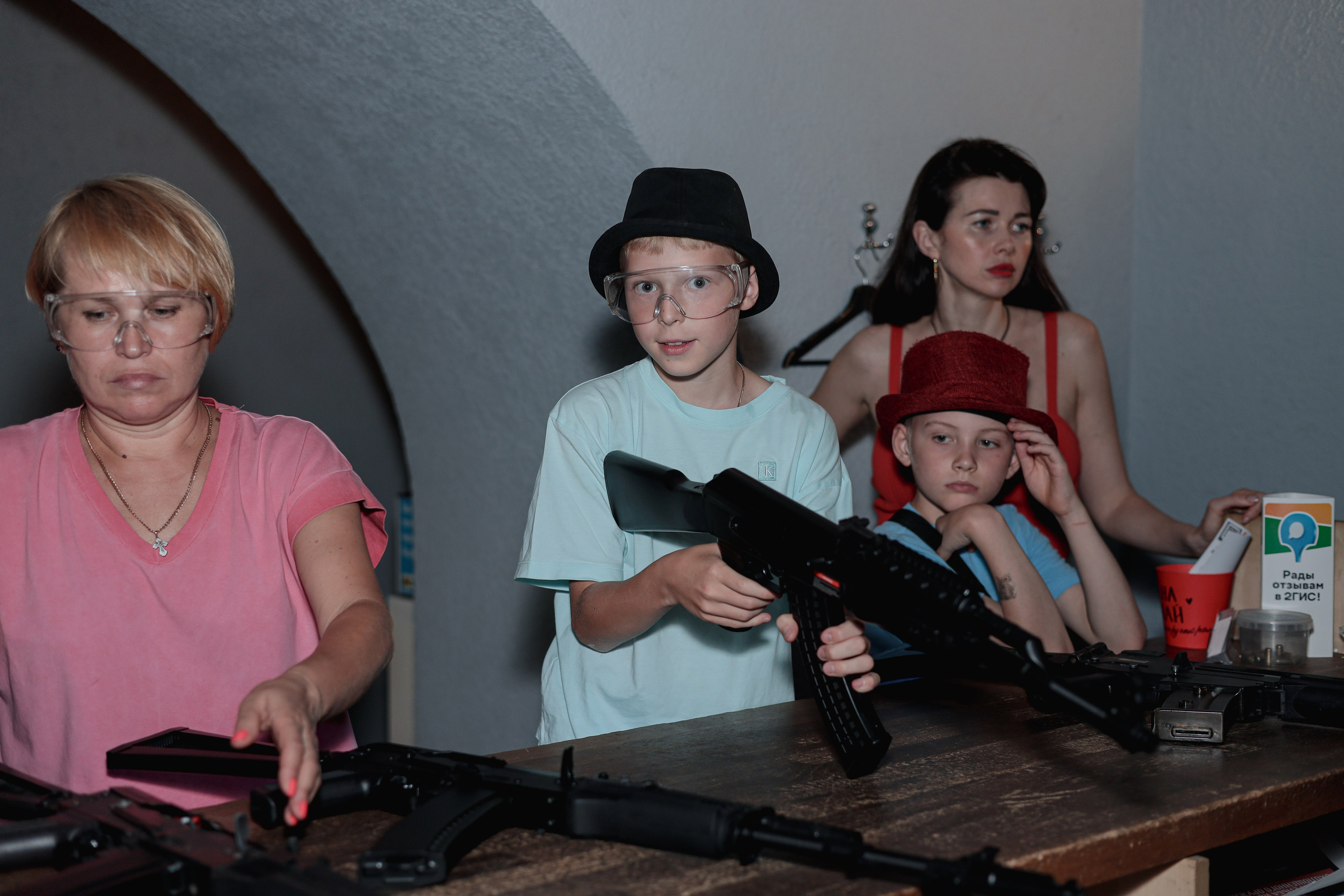 День рождение в стрелковом клубе. Фотограф Надршина Лилия