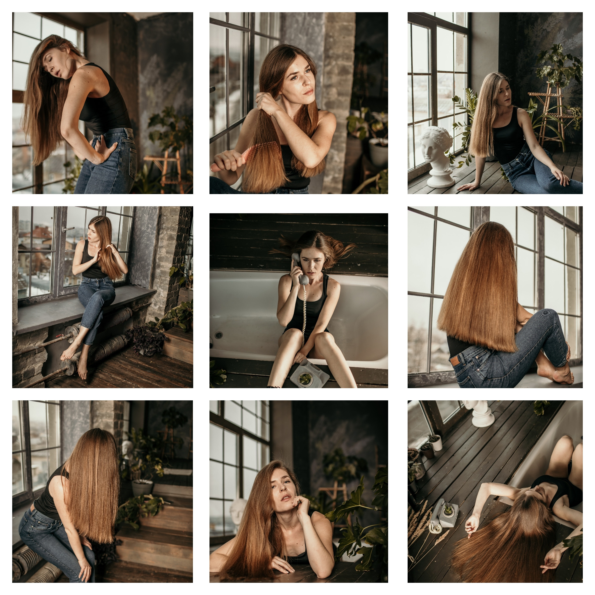 Контент фото для курса по уходу за Волосами @wolosy_360. Фотограф Софья Васильковская