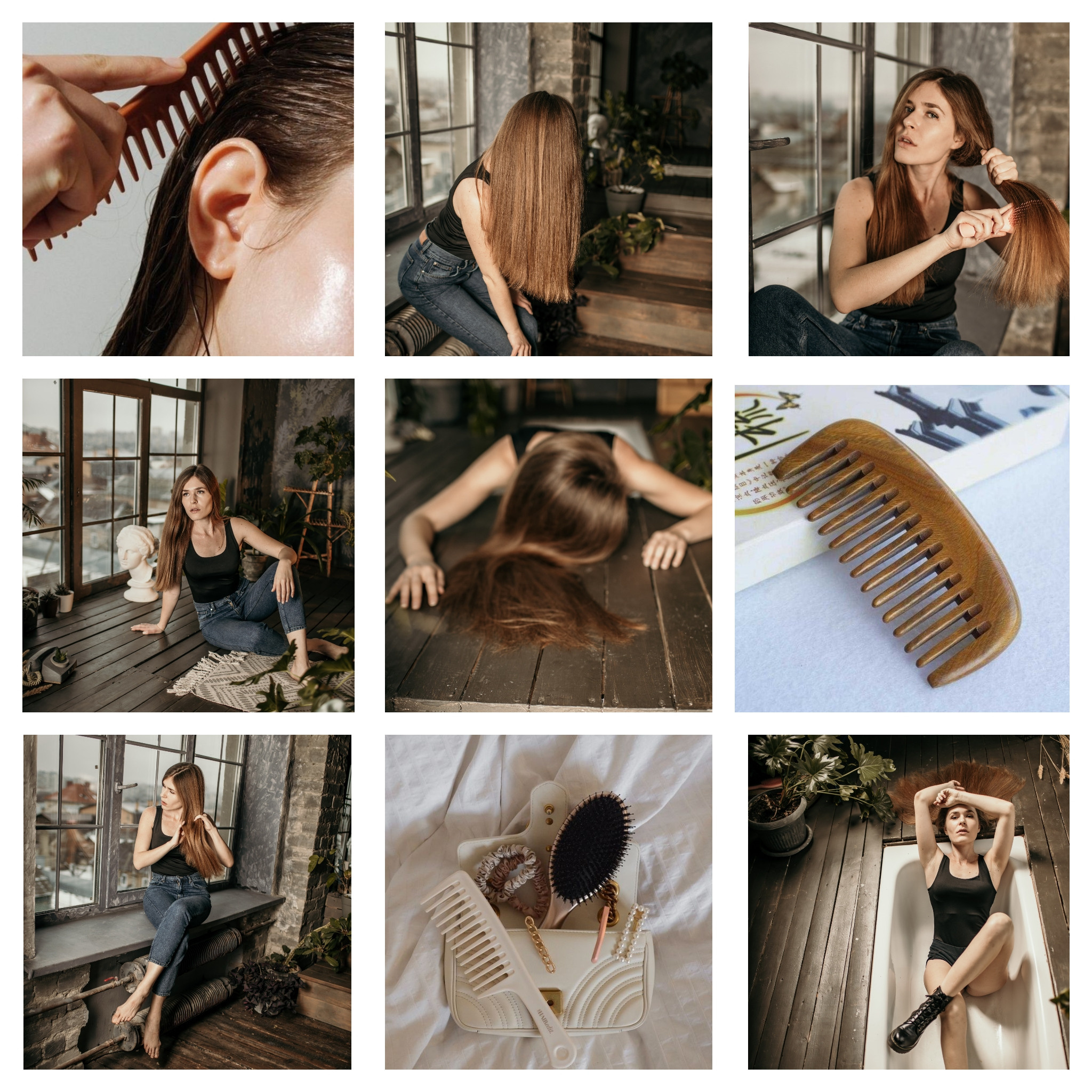 Контент фото для курса по уходу за Волосами @wolosy_360. Фотограф Софья Васильковская