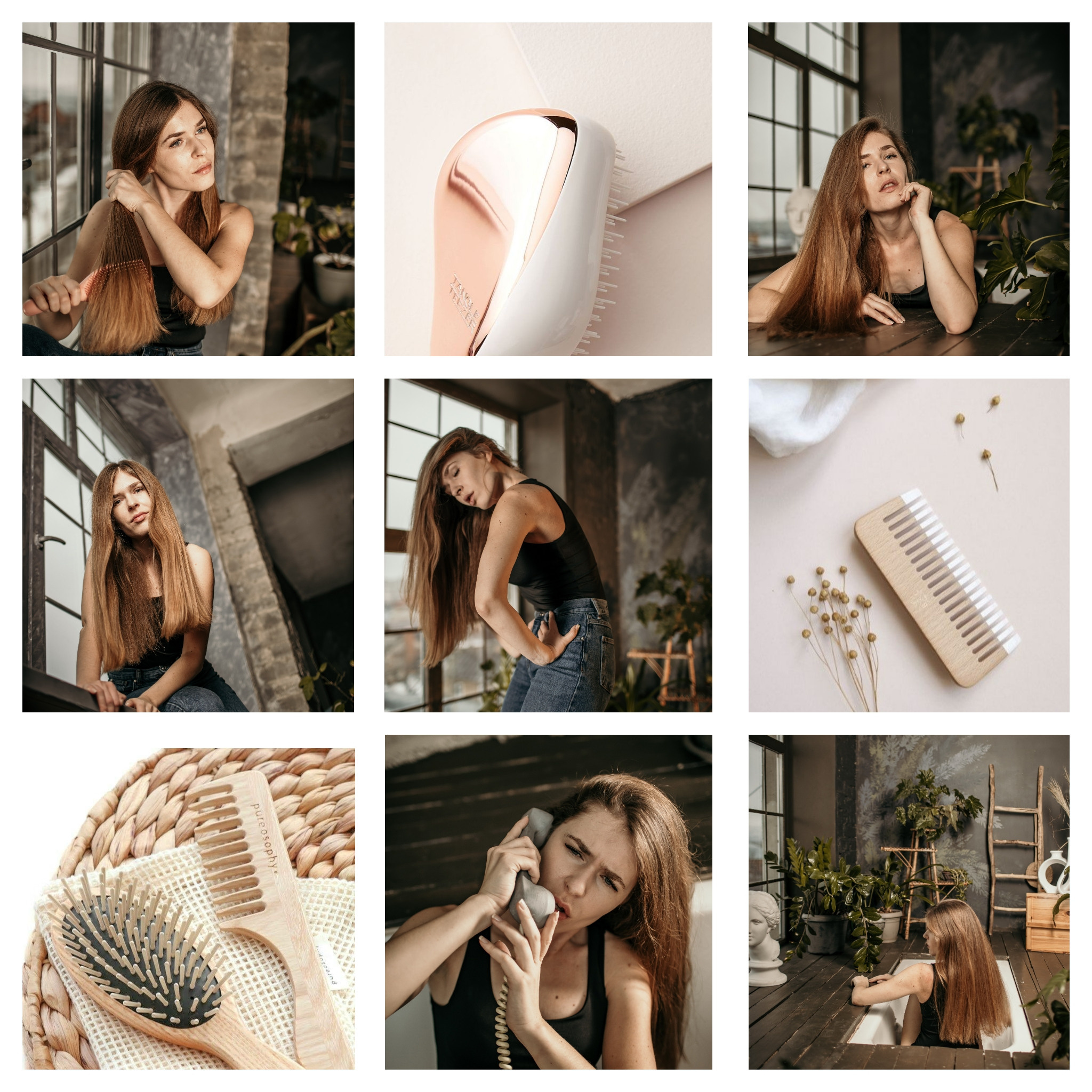 Контент фото для курса по уходу за Волосами @wolosy_360. Фотограф Софья Васильковская