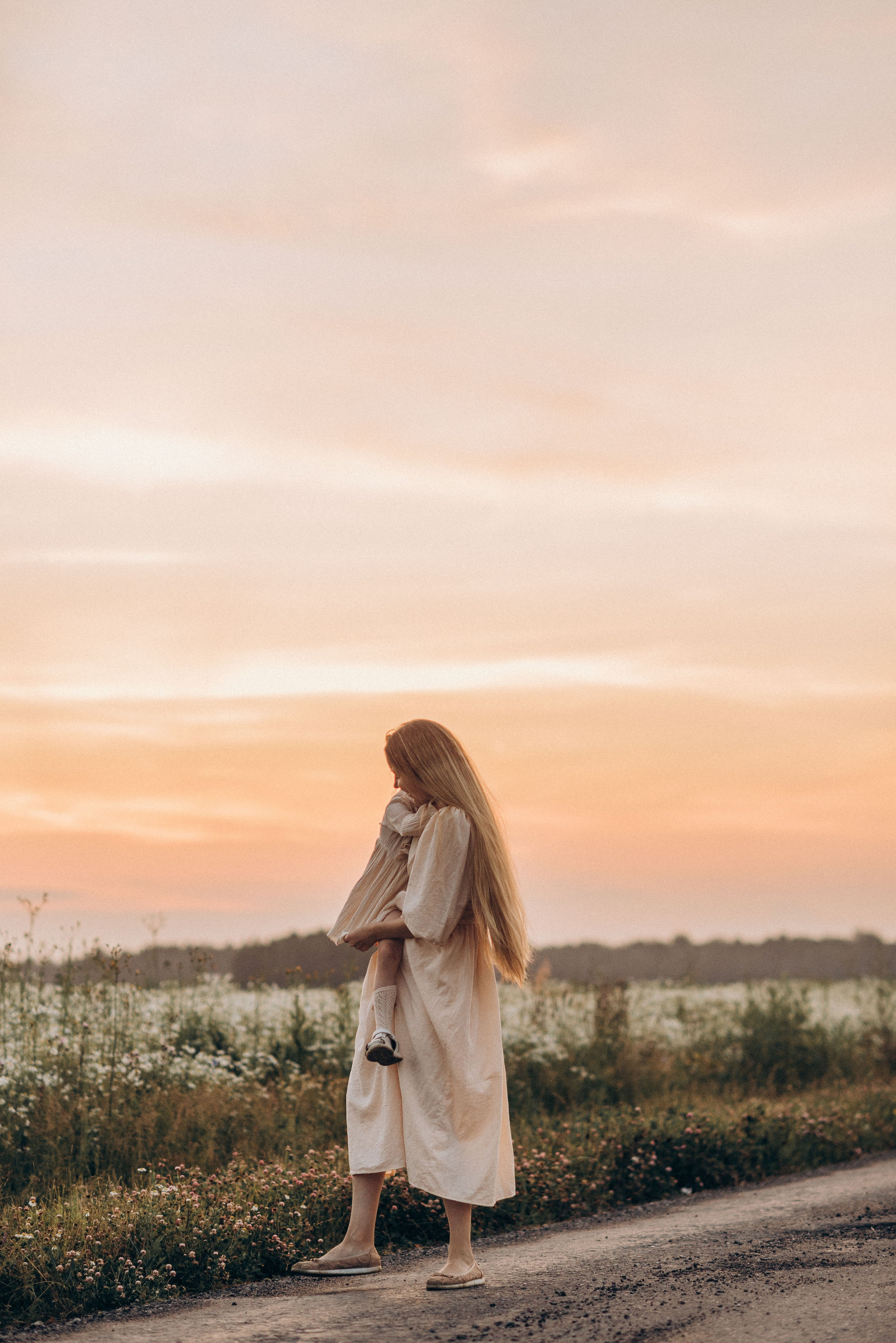 Закат в ромашках. Семейный фотограф в Домодедово и Москве Елена Пичугина