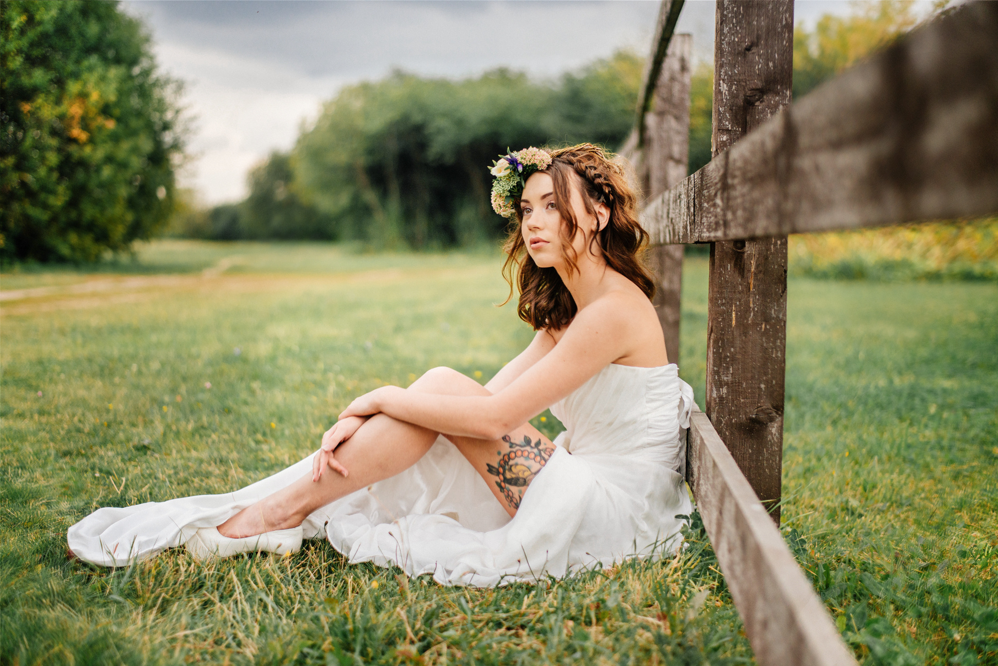 Свадебная фотосессия парке Коломенское. Семейный и свадебный фотограф Семенова Инна