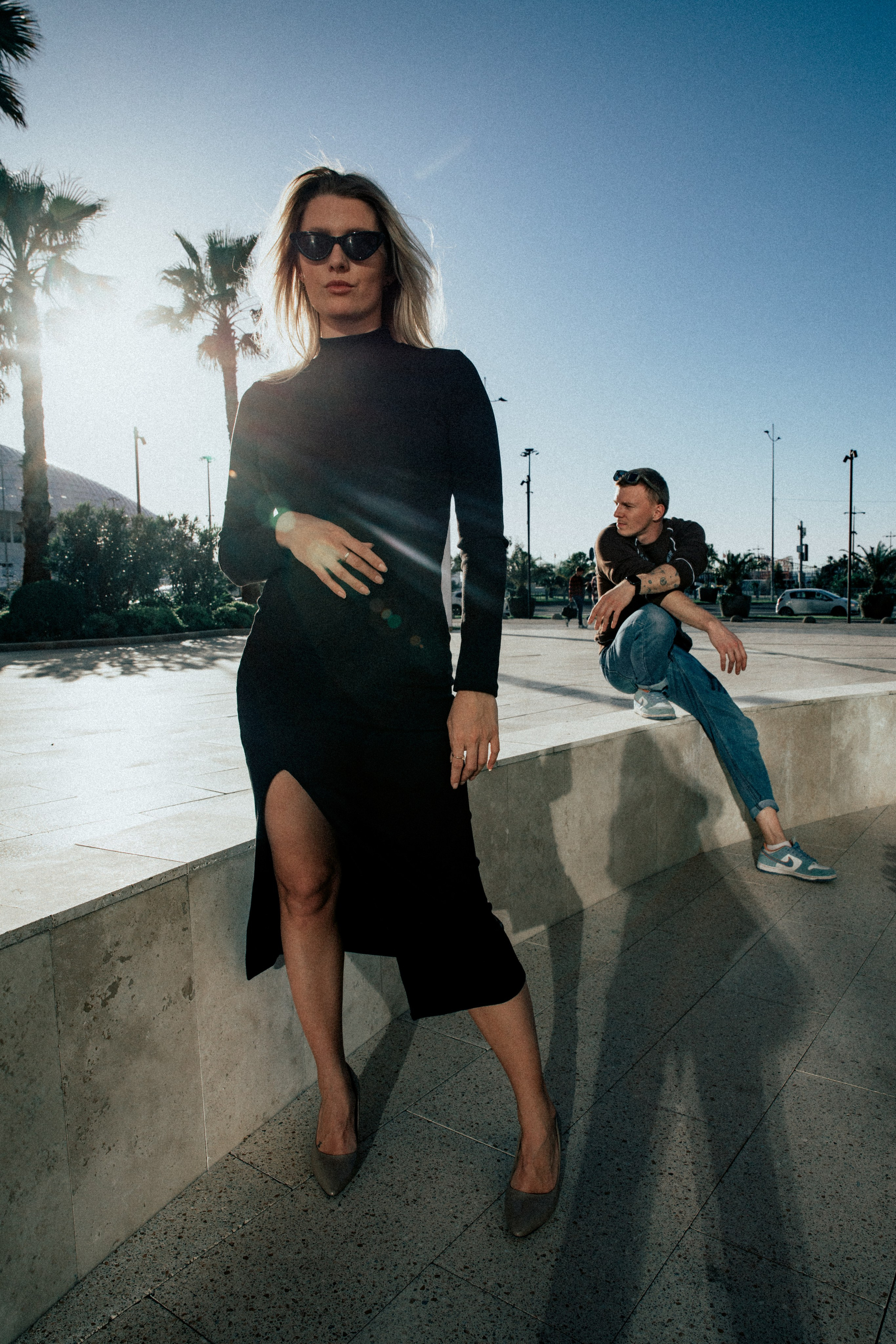 Даша и Вова прогулка в стиле Fashion. Контент фотограф для экспертов в соцсетях Алена Собора Москва