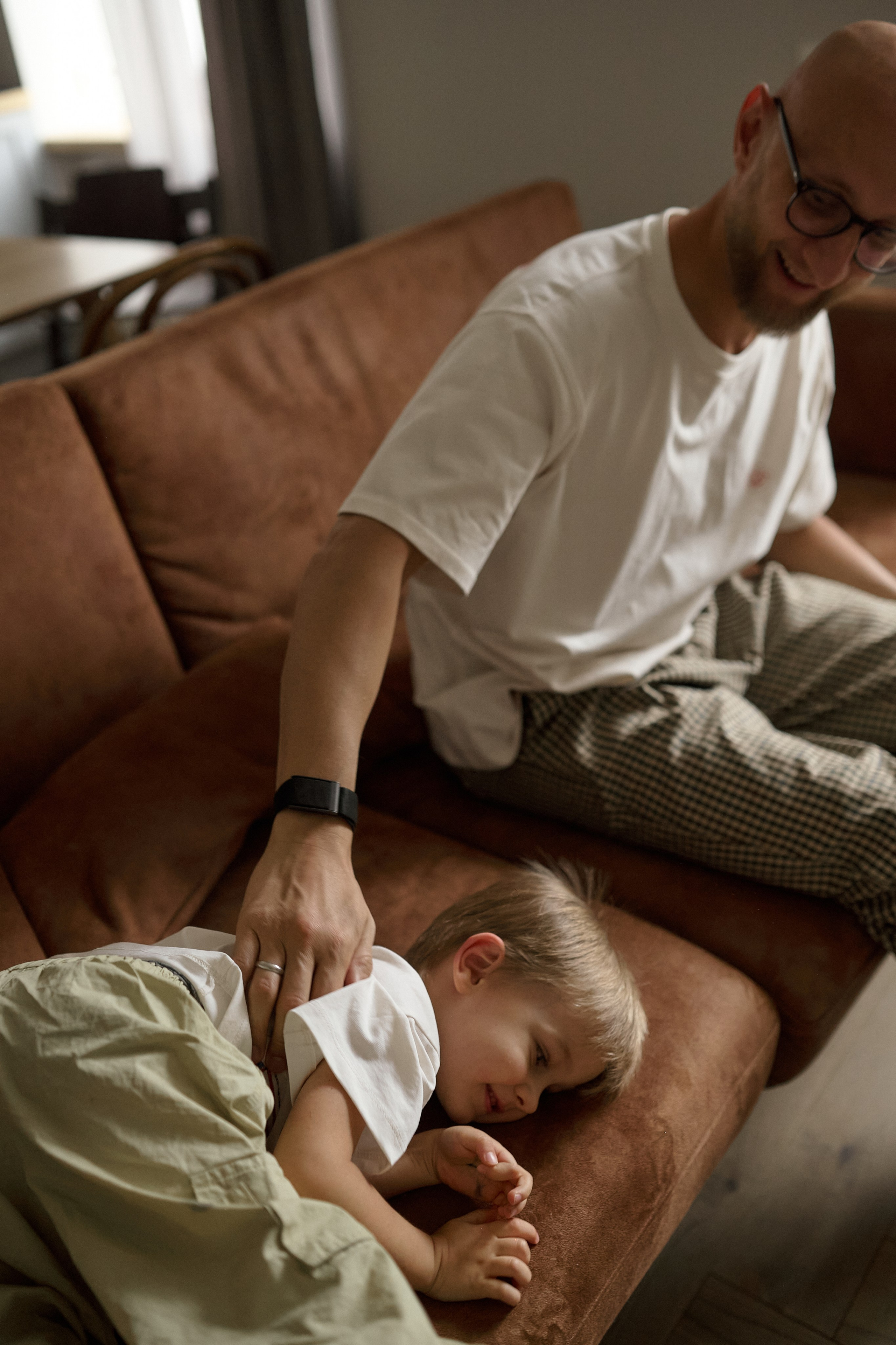 Серёжа, Вика, Макар и Кэш. Семейный и свадебный lifestyle-фотограф в Москве Мария Петрова