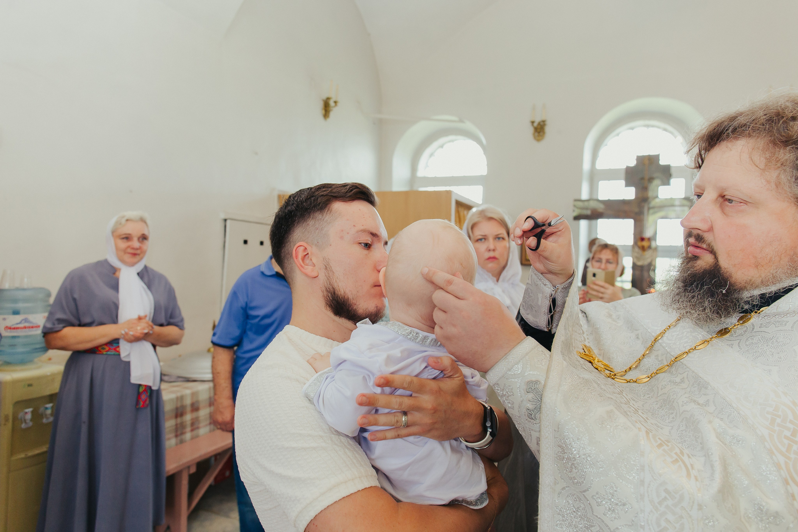 Фотосъемка Крещения в Сергиевом Посаде. Фотограф новорожденных и детский в Сергиевом Посаде Кругликова Юлия
