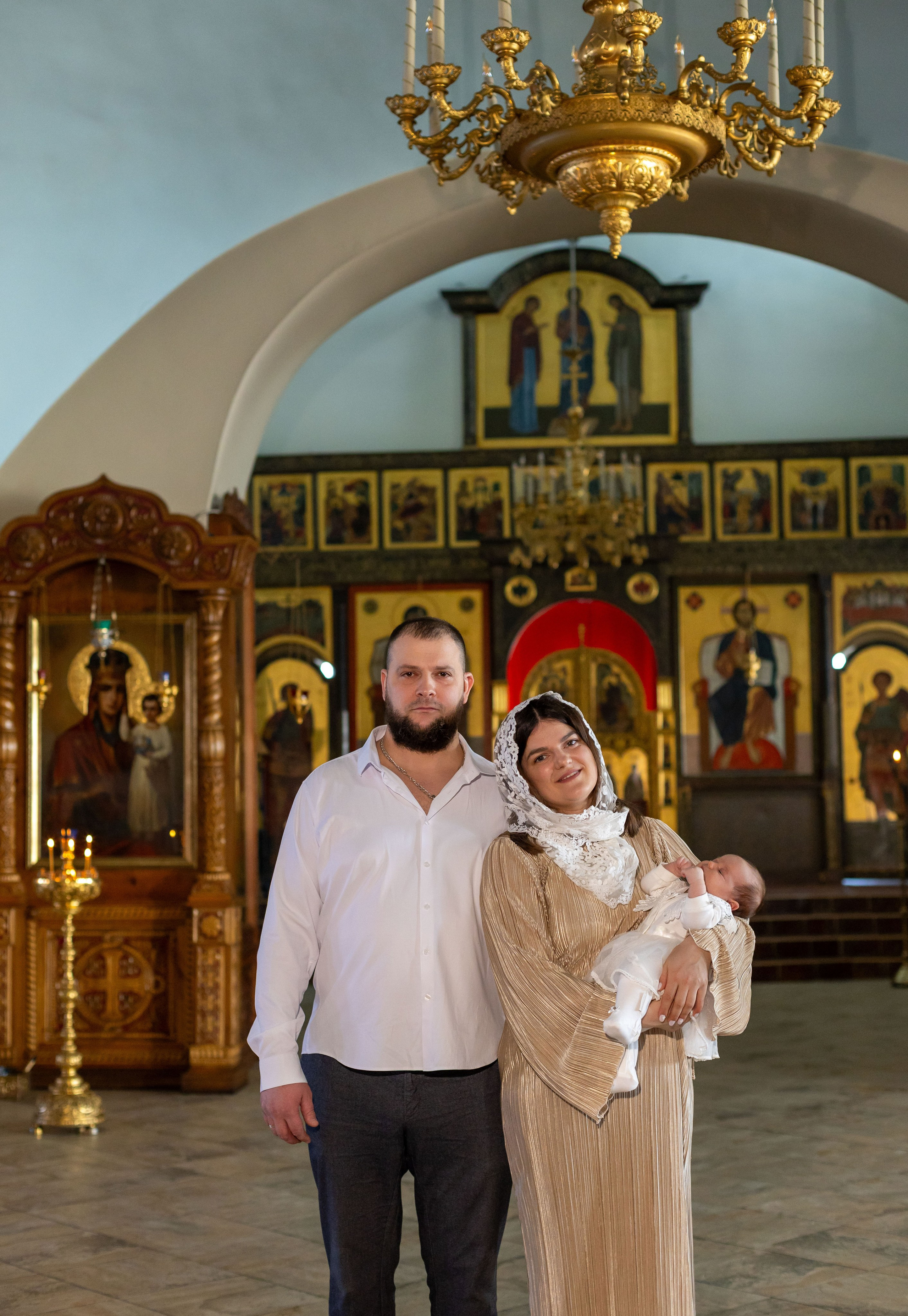 Крещение Милании. Семейный и детский фотограф Анна Петракова