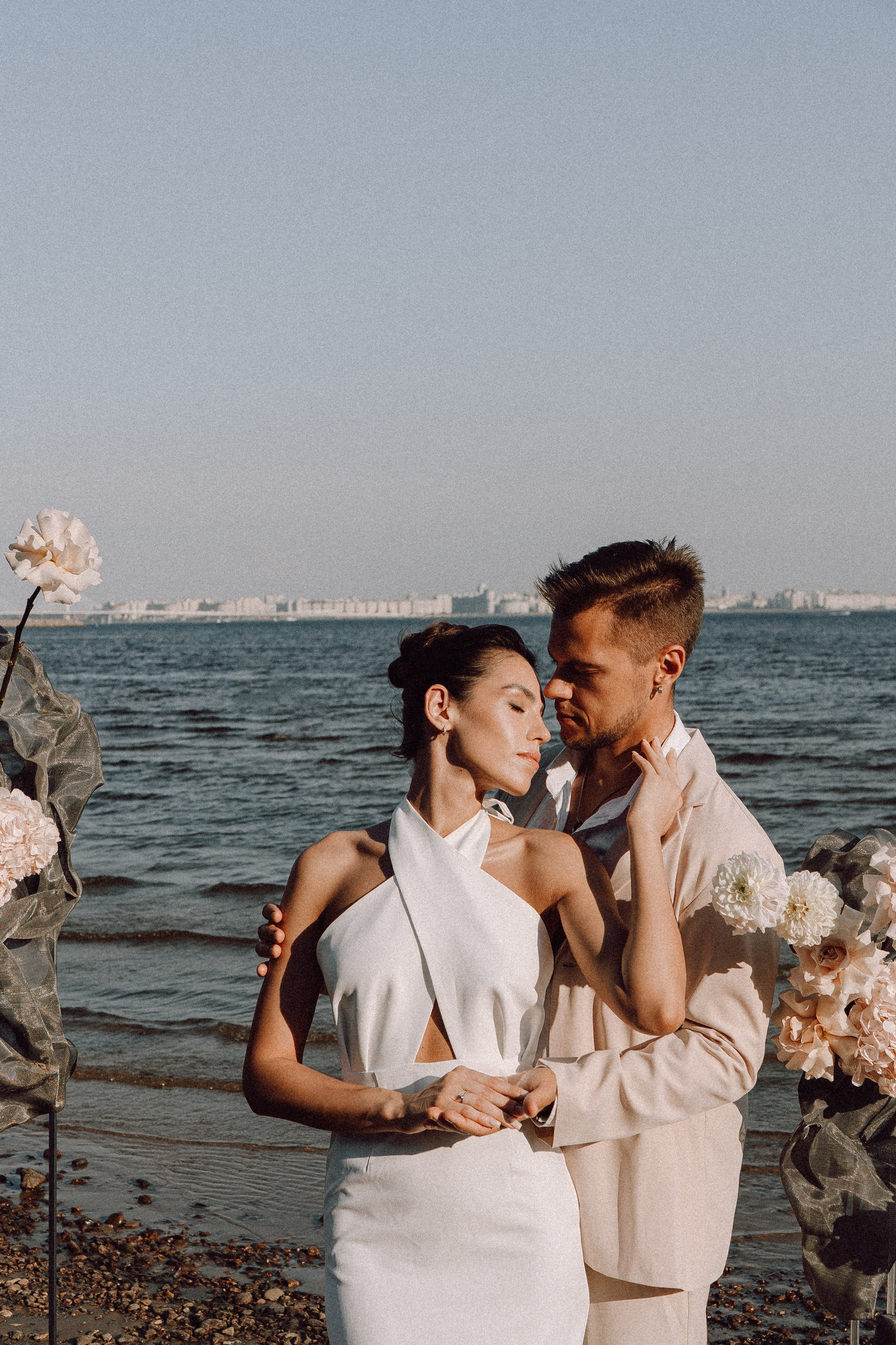 СВАДЕБНАЯ ФОТОСЕССИЯ ВЫЕЗДНОЙ ЦЕРЕМОНИИ (ФИНСКИЙ ЗАЛИВ). Профессиональный фотограф, Санкт-Петербург — Виктория Богомолова