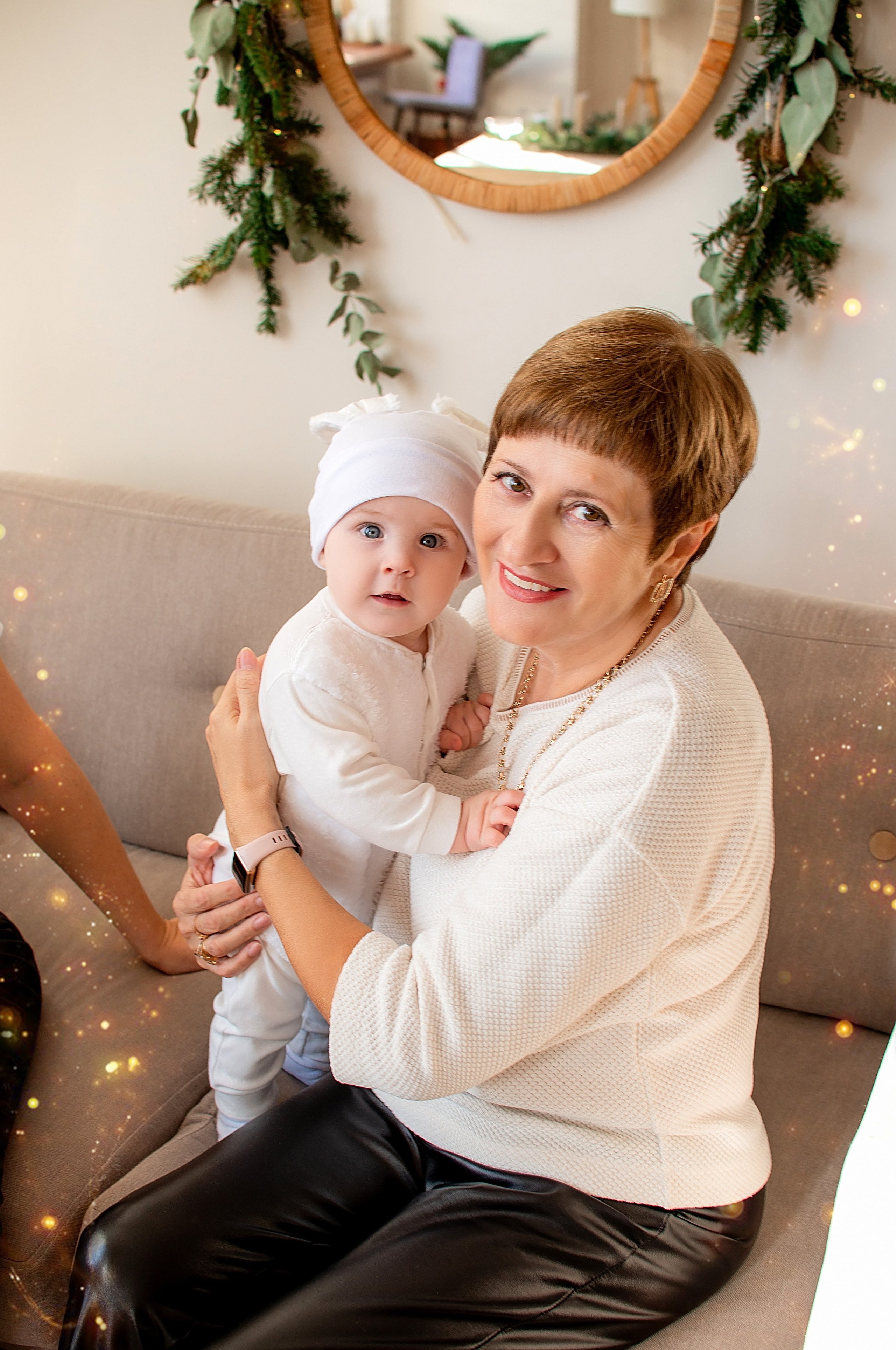 Новогодняя семейная фотосессия в Краснодаре 2023-2024. Фотограф новорожденных Краснодар Малышенко Надежда