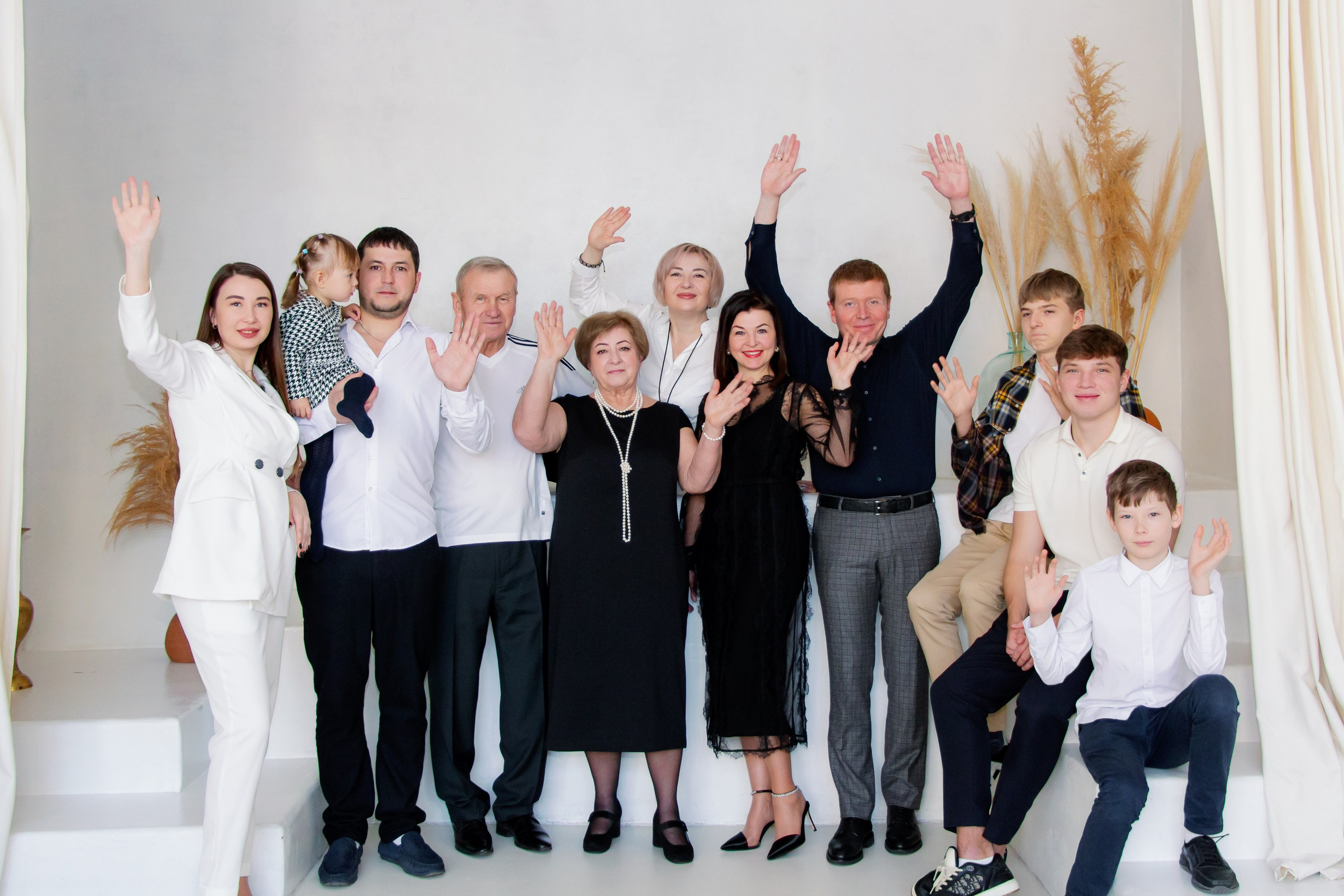 Семейная фотосессия в студии, Екатеринбург. Фотограф в Екатеринбурге Пойгина Елена