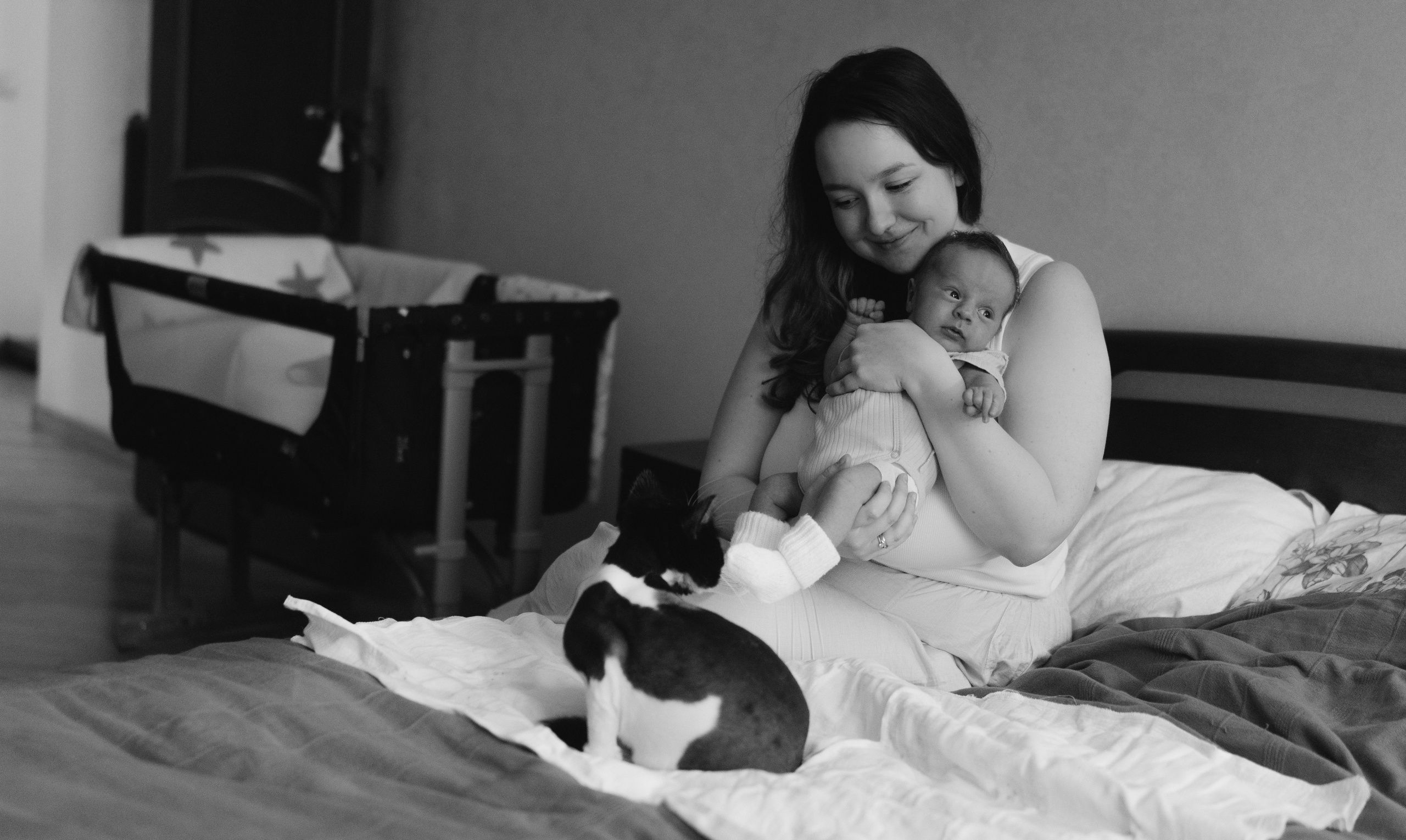 Тимофей в кругу семьи. Семейный, ньюборн фотограф, фотограф на роды в Москве, Виктория Тюльдюкова