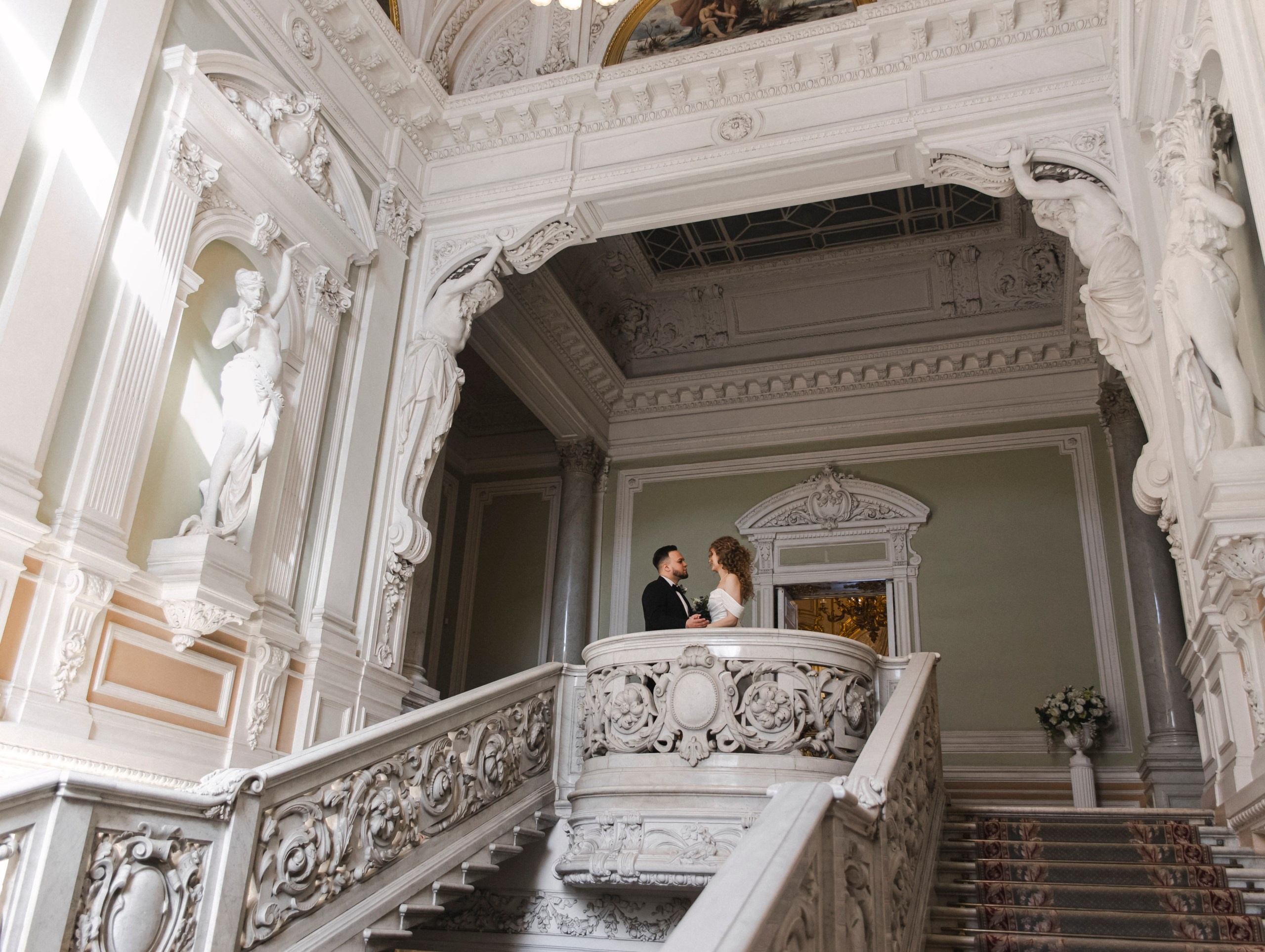 Свадебная съемка в музее Штиглица. Фотограф СПБ Засорина Юлия