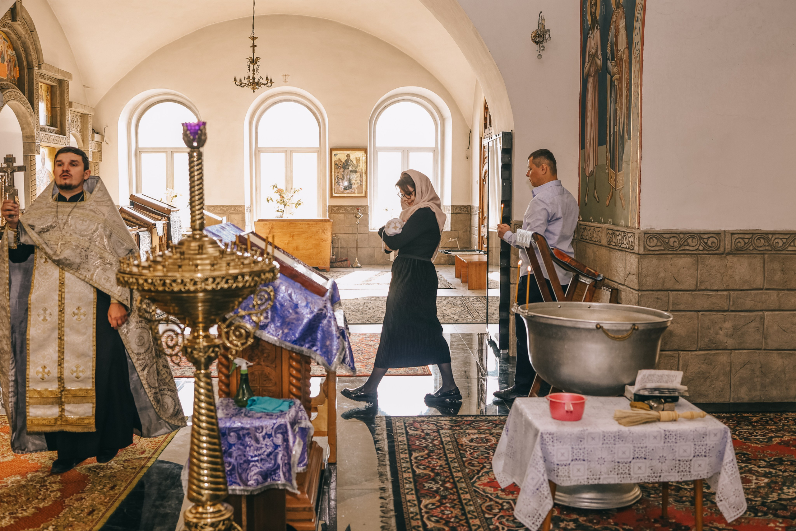 Крестины Льва. Свадебный и семейный фотограф в Воронеже Ксения Воротникова