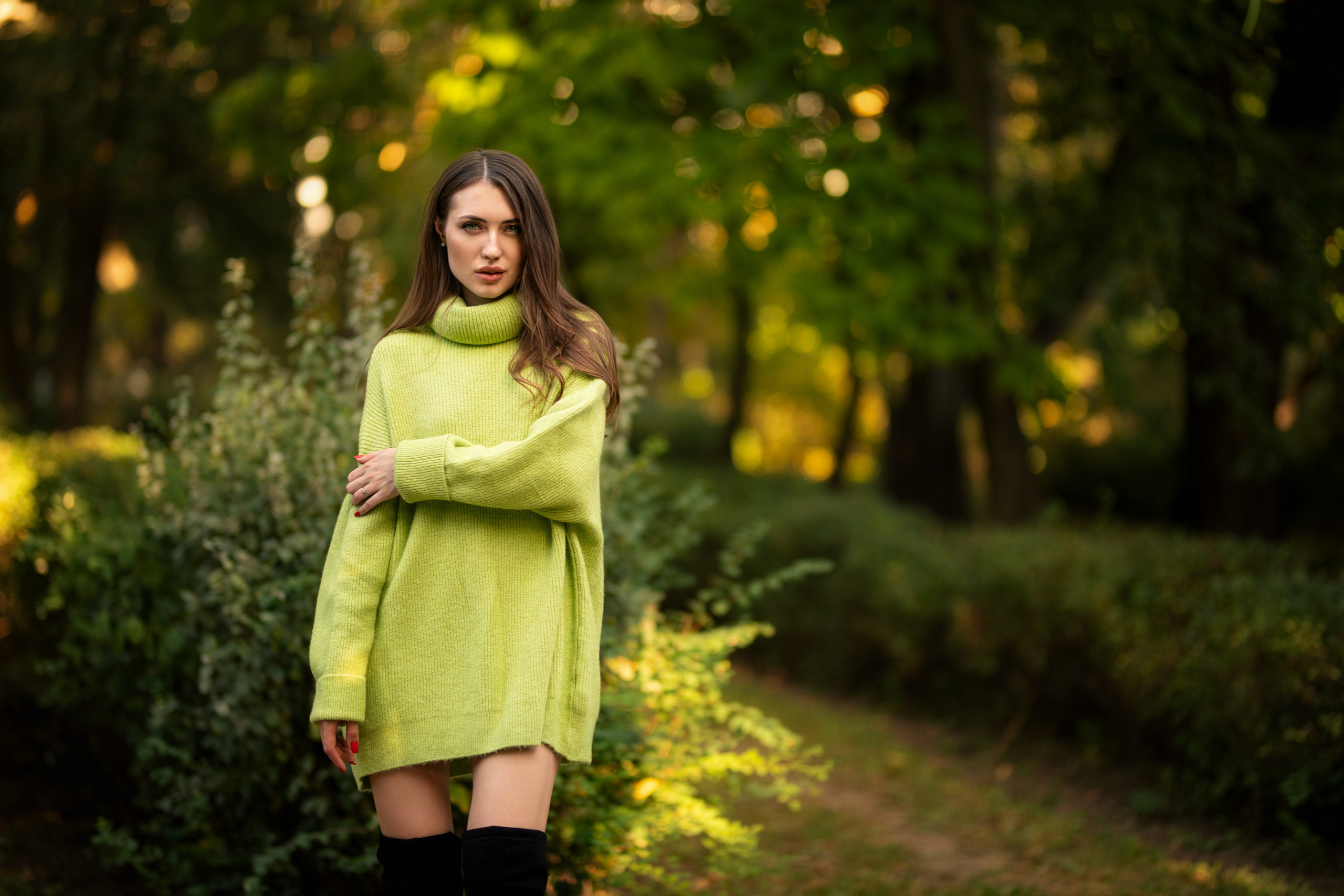 Осенняя съемка с Анастасией в парке в формате для «себя»