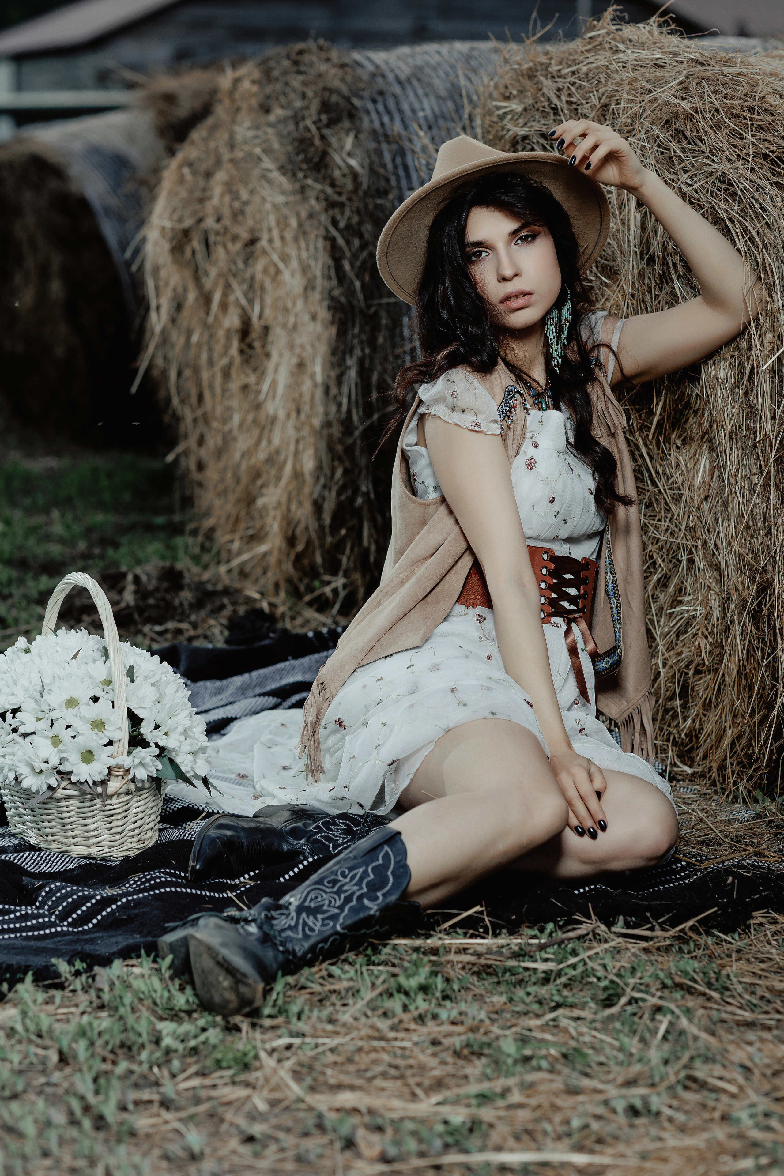 фото на сеновале