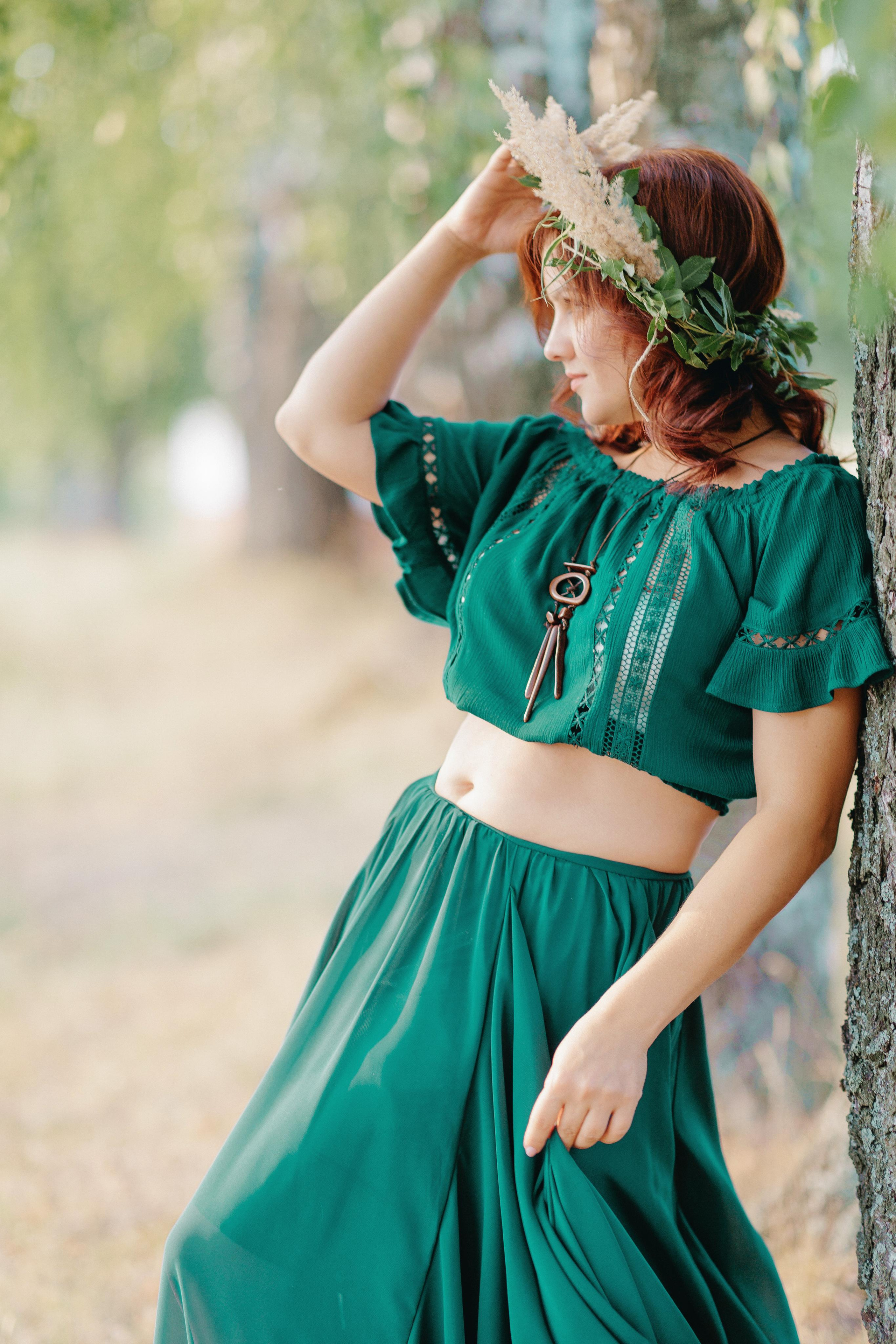 фотосессия с венком