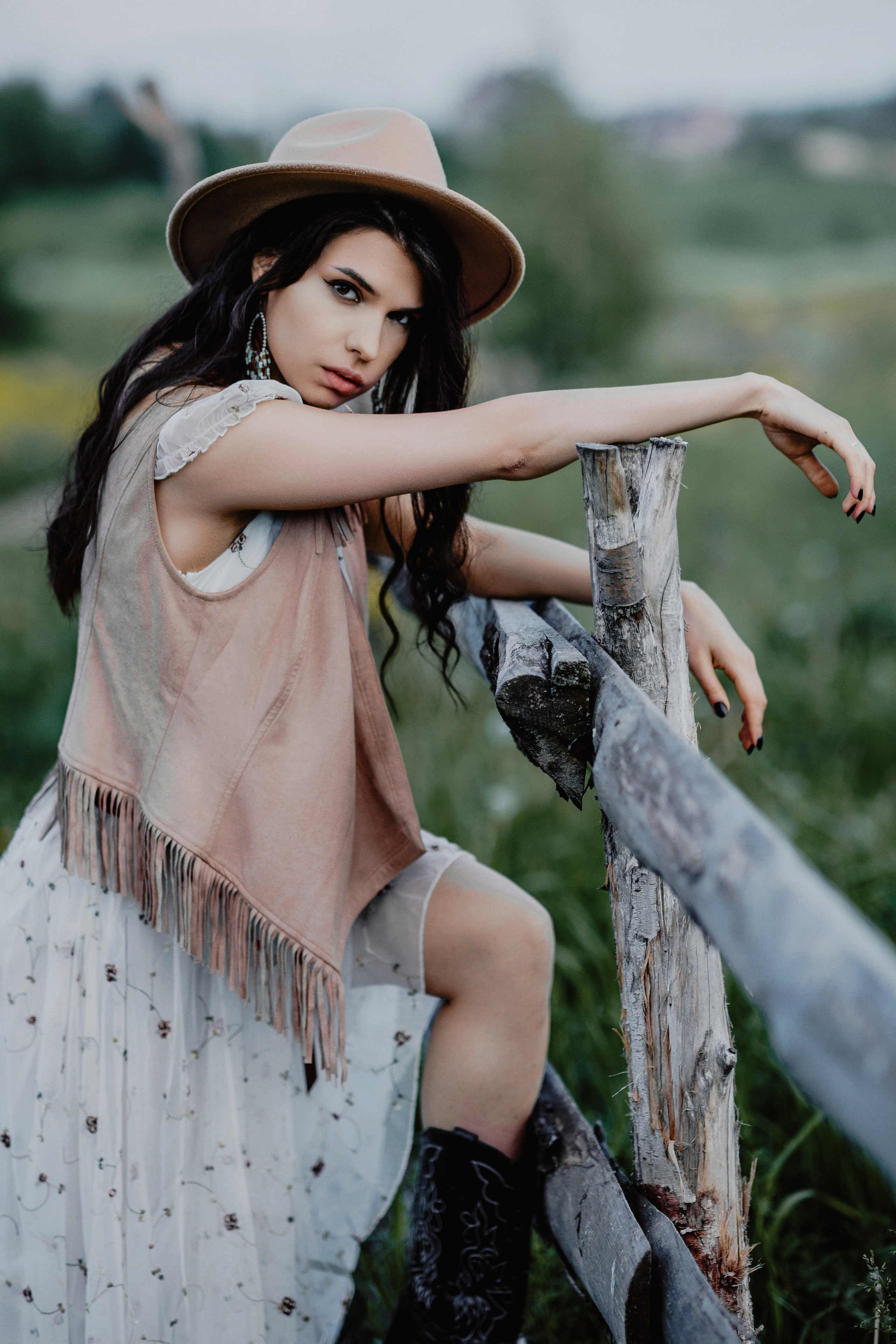 фотосессия в деревенском стиле