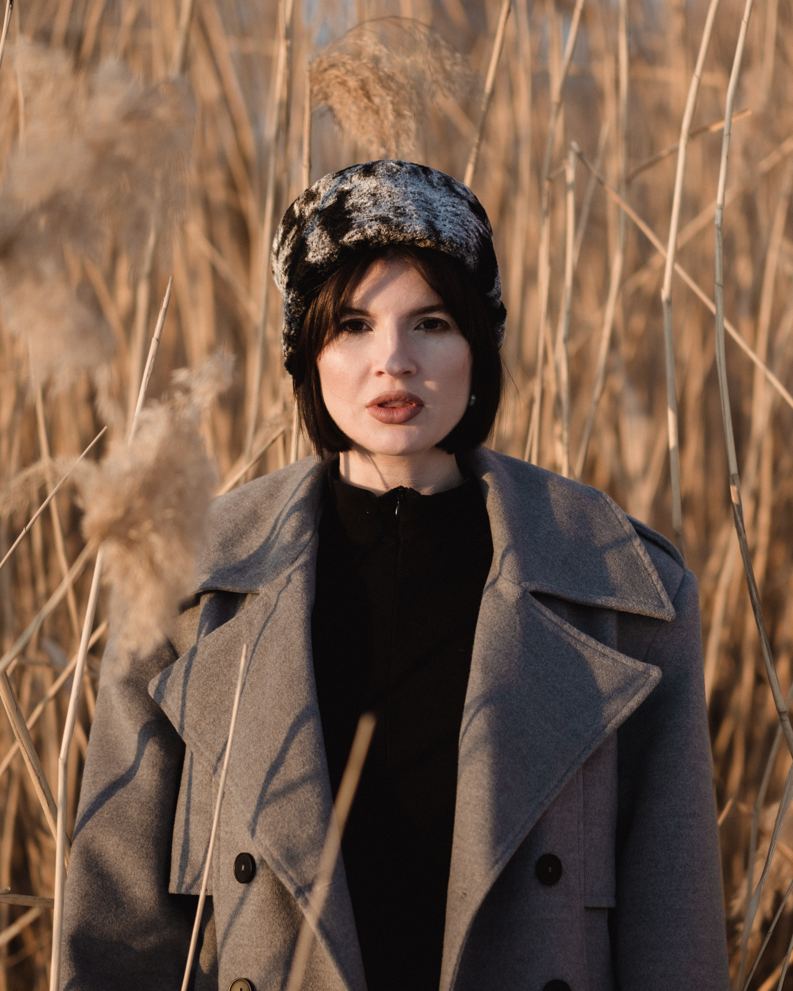 Фотосъёмка с цветком на льду на Ростовском море