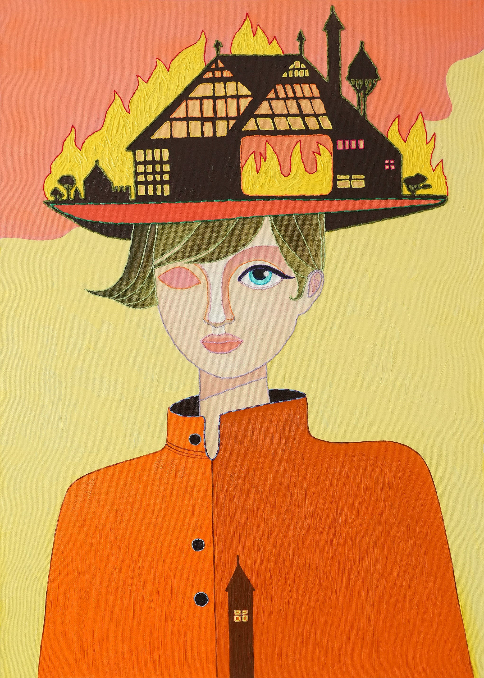 Серия авторских картин «Она». Художник Katya Warped г. Чебоксары