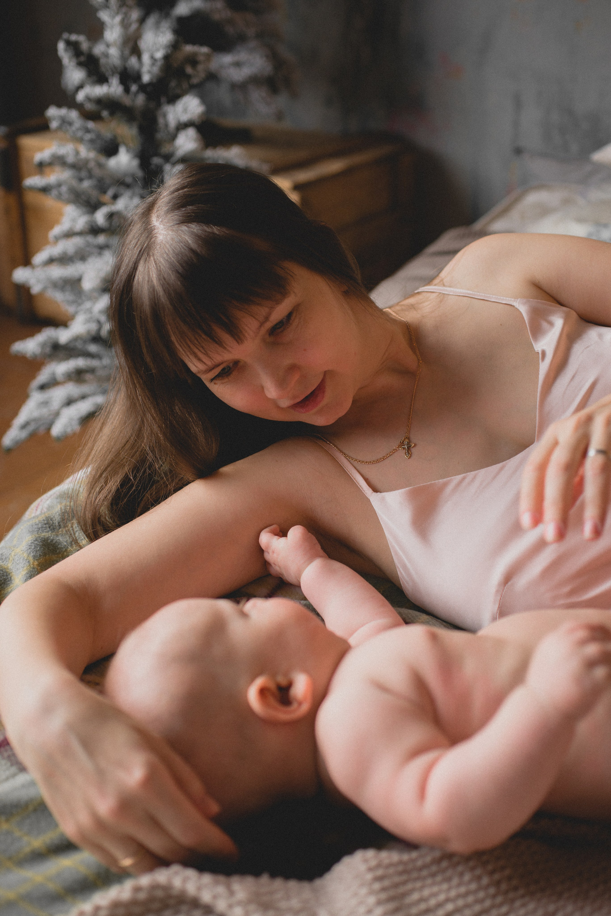 Таня и малыш. Фотограф Людмила Белова