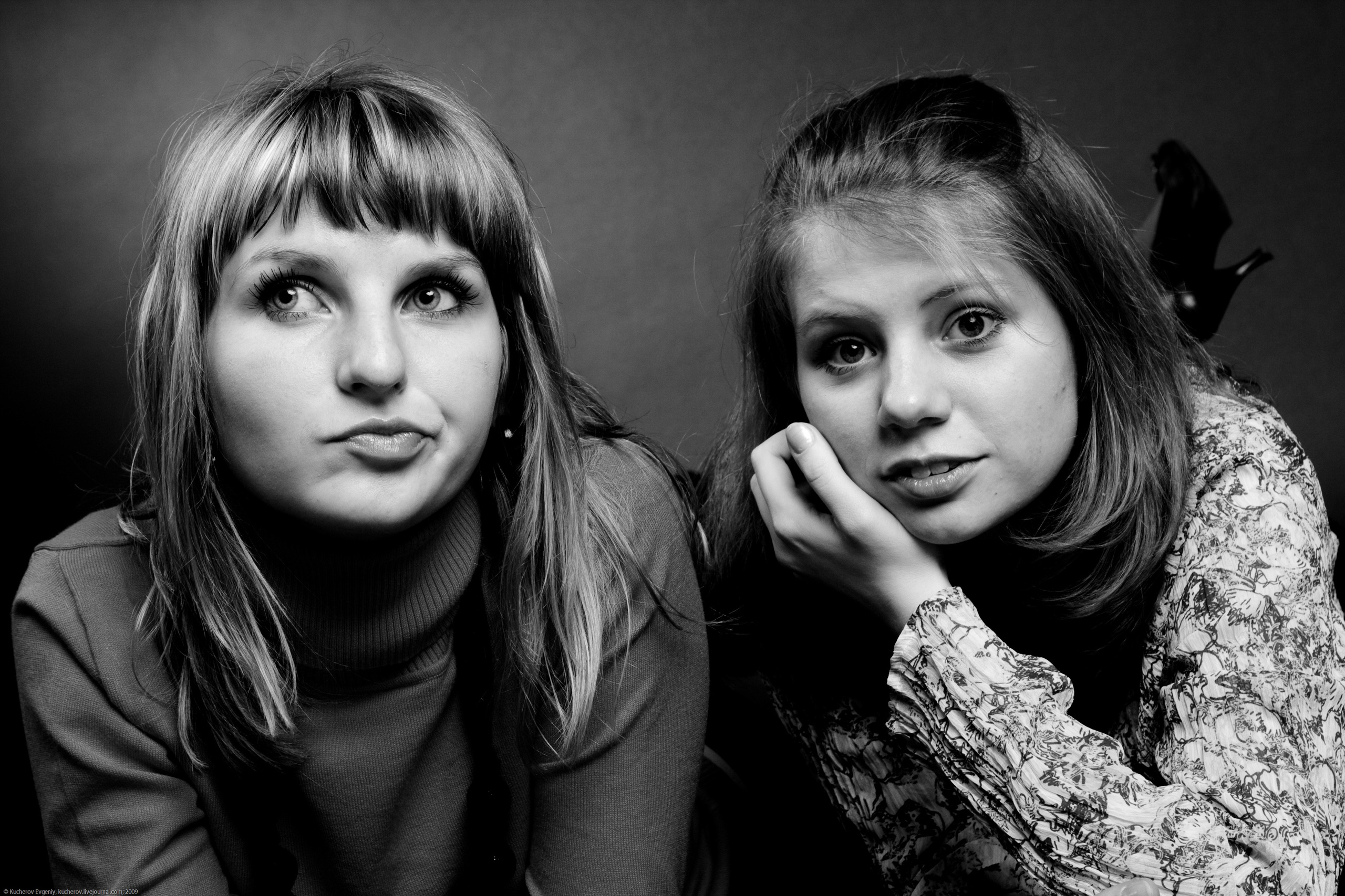 Оля и Наташа. Студия. Кучеров Евгений. Фотограф