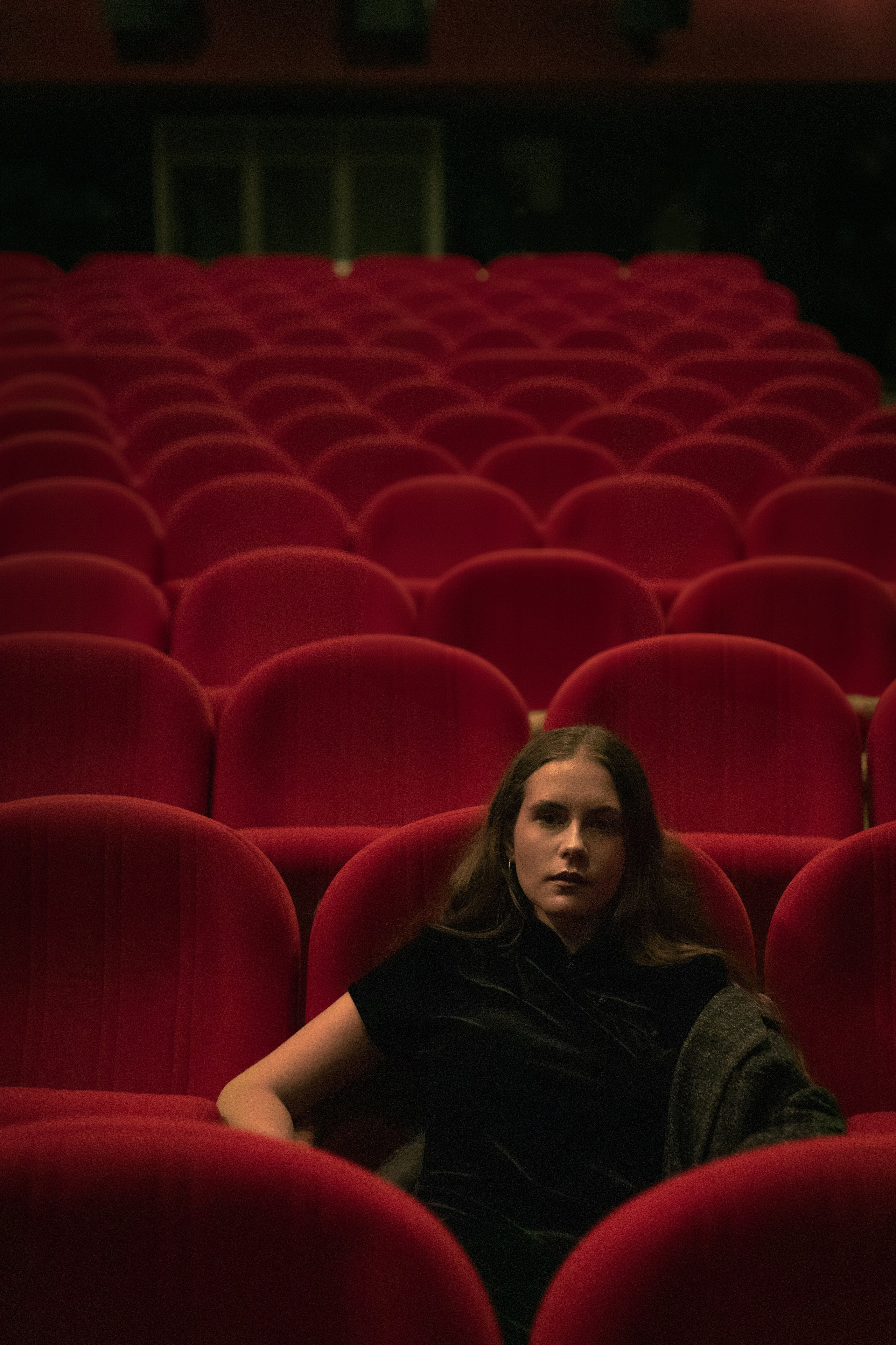 At the cinema. Magic photos