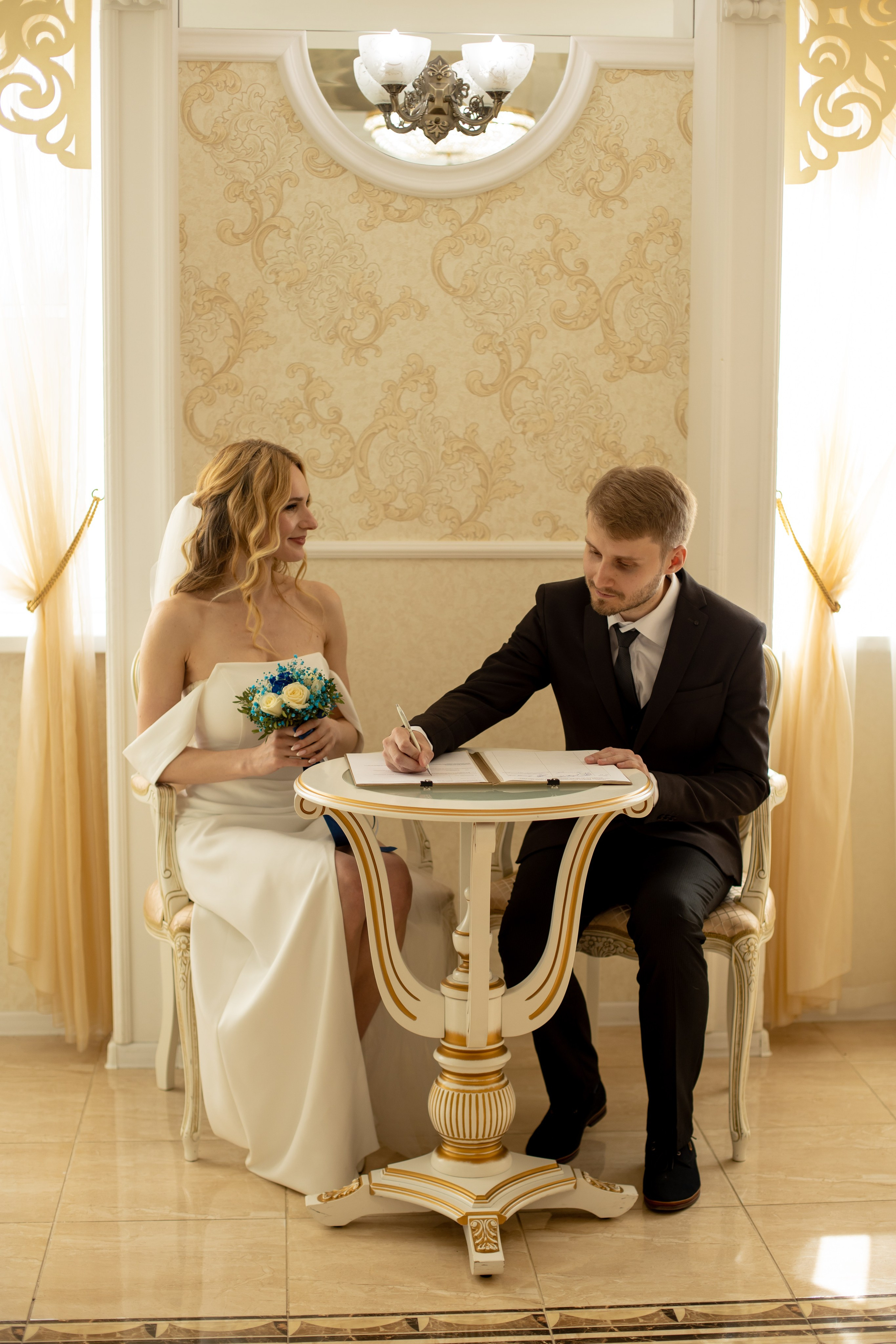 Петергоф / ЗАГС + прогулка. Свадебный и семейный фотограф в Москве Диана Левченко